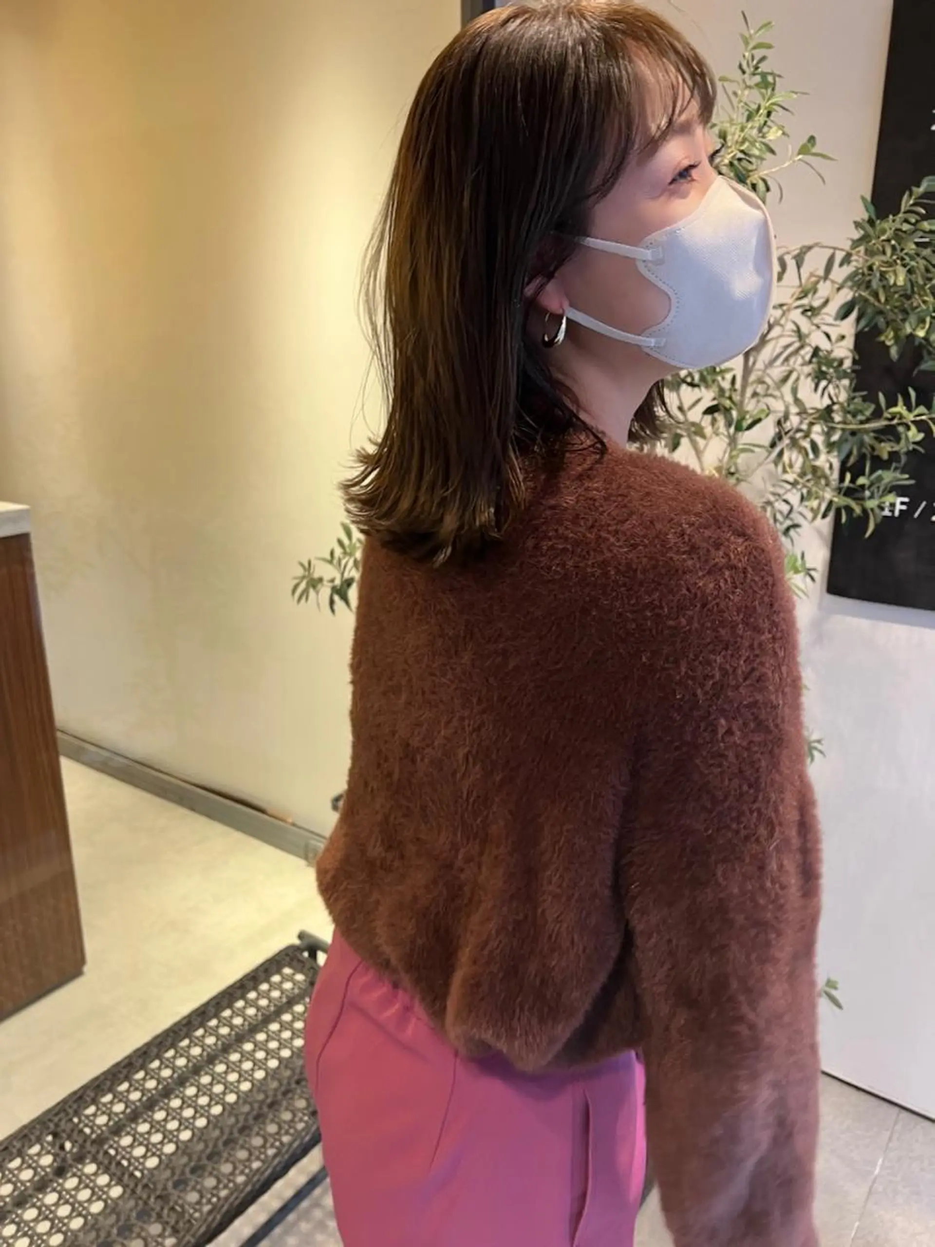 ミディアム カラー パーマ 似合わせ美髪ヘア✨ 天王寺.阿倍野🌈のヘアスタイル