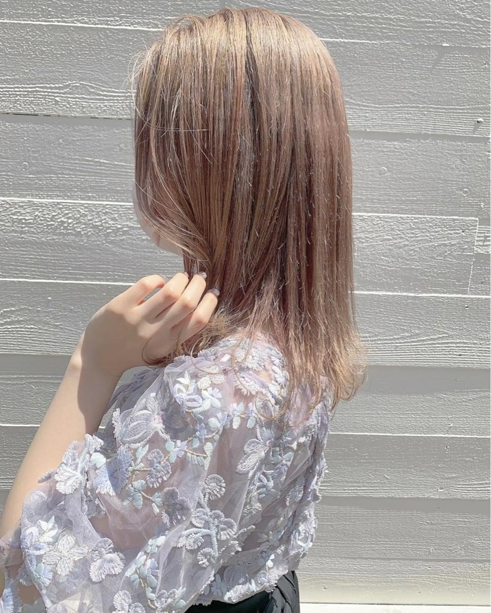 セミロング カラー 韓国風ヘア Masena所属・💎韓国風レイヤー /ボブ💎Namiのヘアスタイル