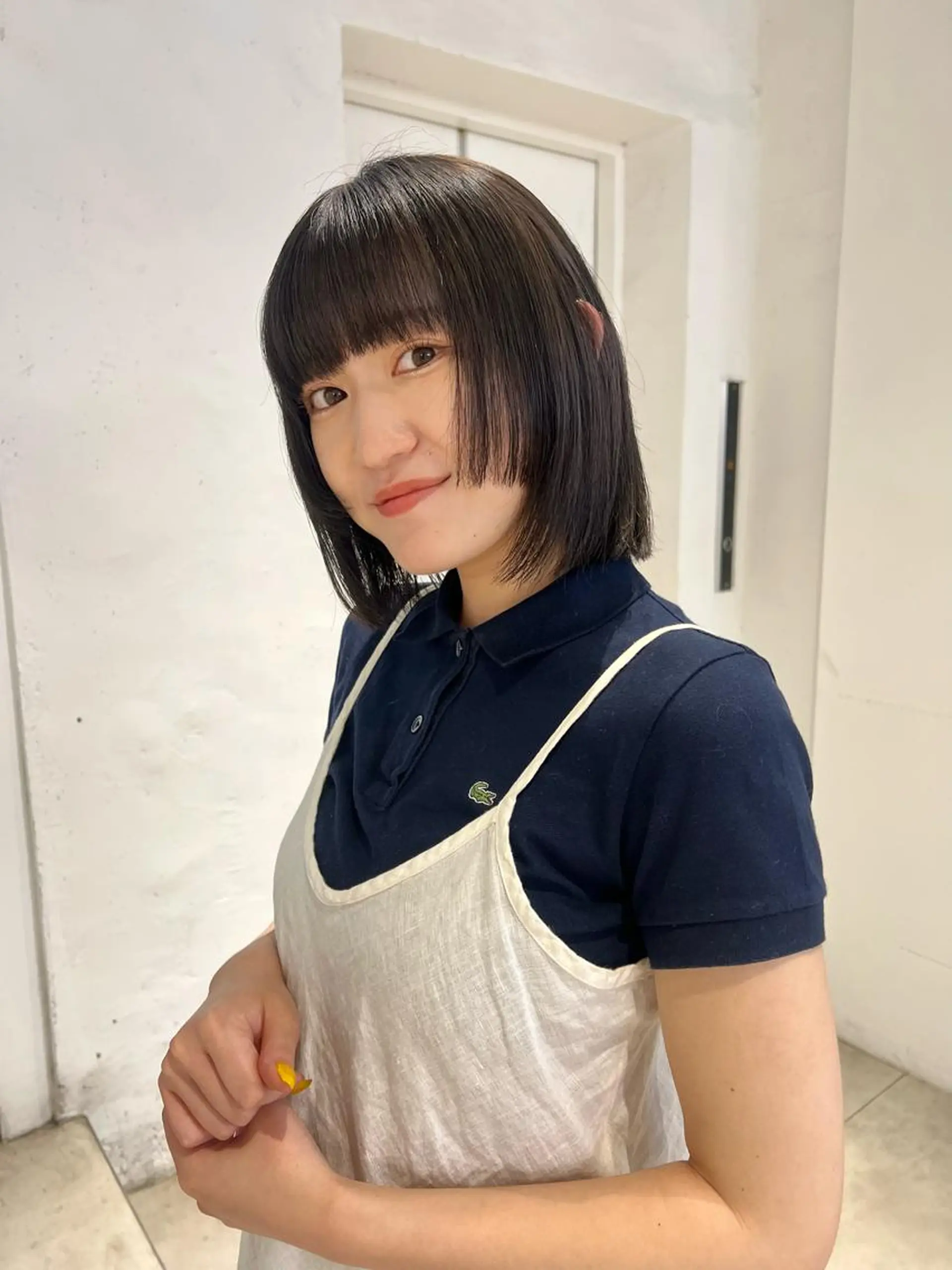 ショート カラー 顔周りカット/透明感 カラー✂️MEIのヘアスタイル