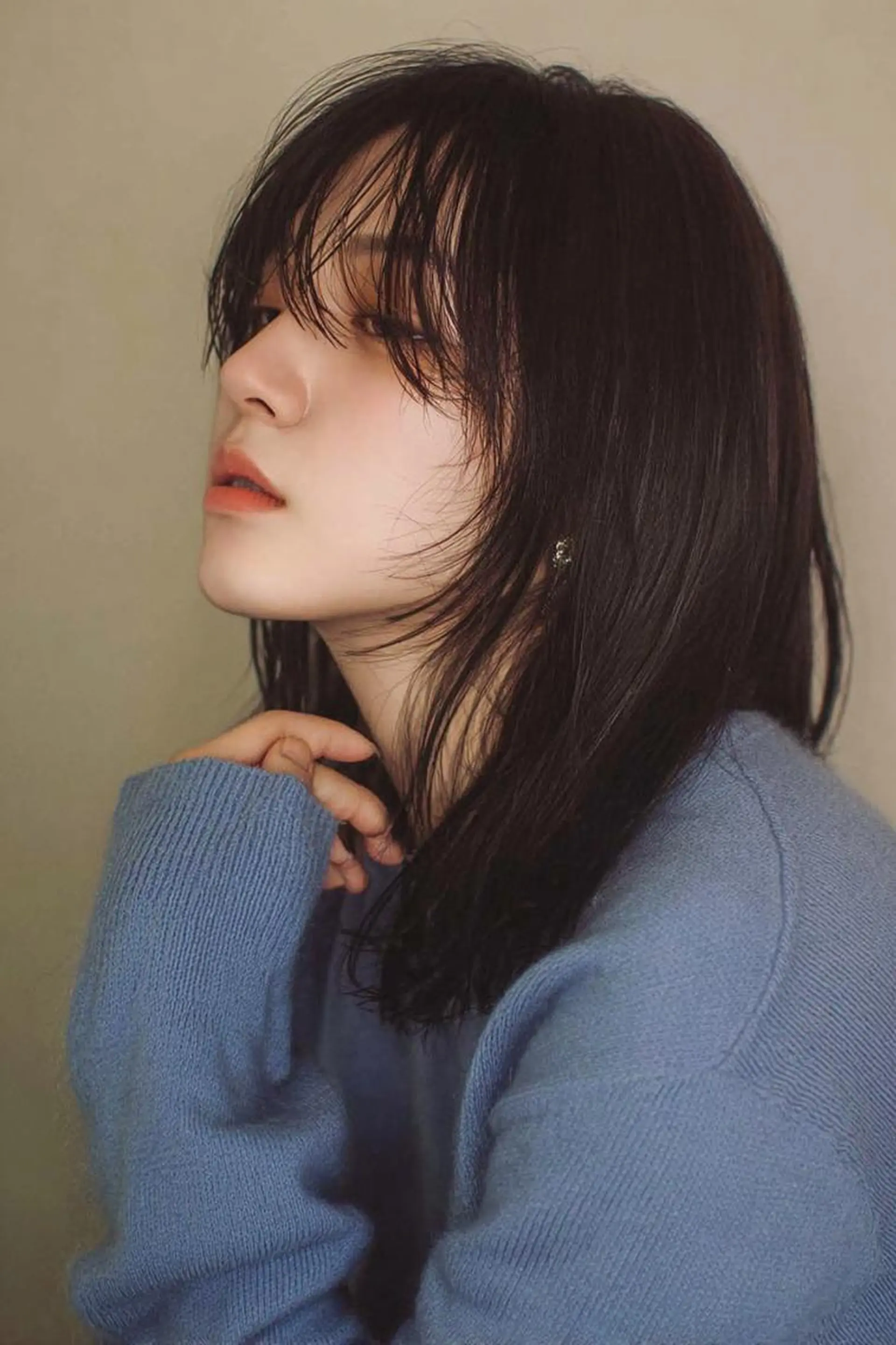 ミディアム カラー ヘアカラー YUNA/ 透明感/暖色カラーのヘアスタイル