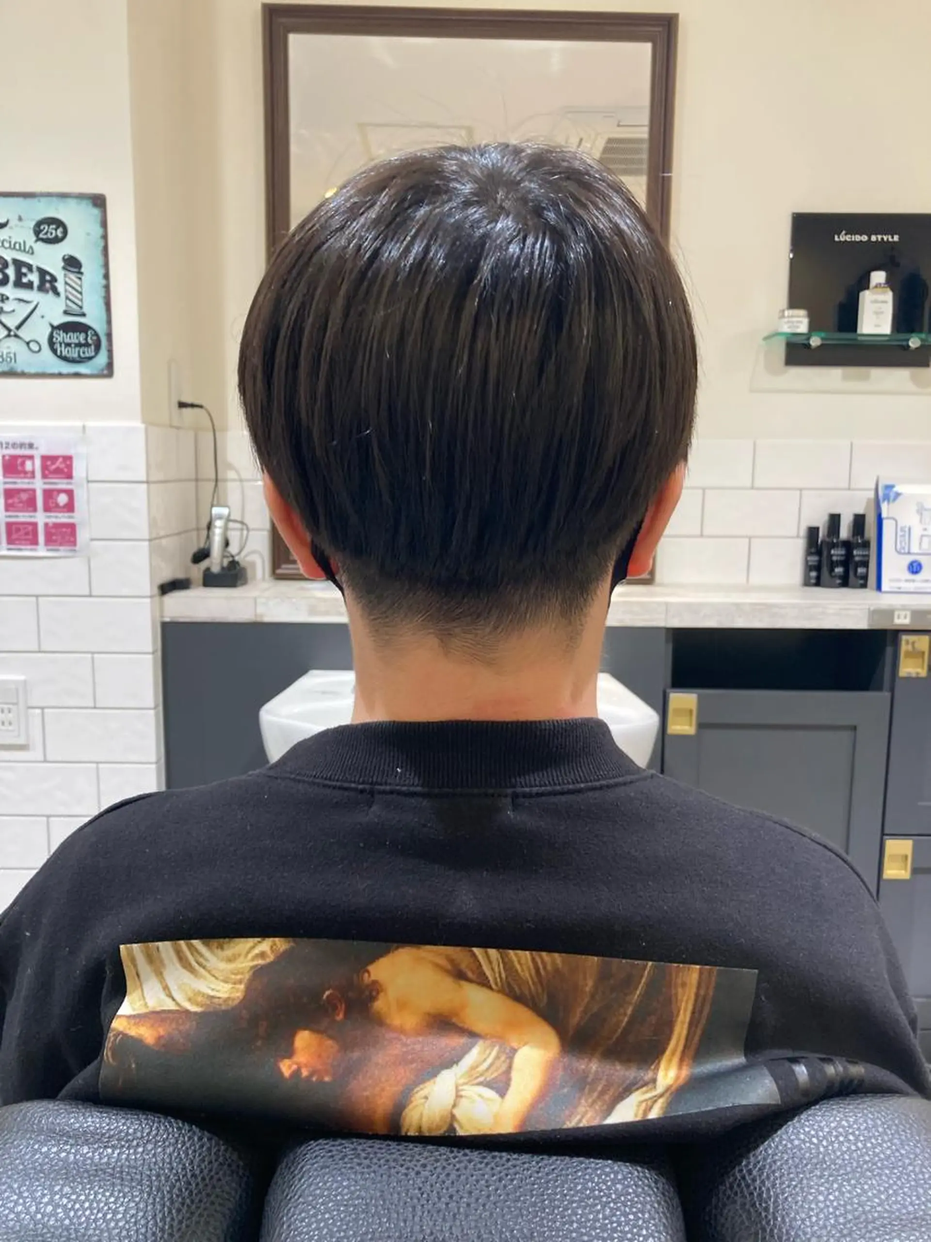 ショート メンズ マッシュ 佐藤 睦月のヘアスタイル