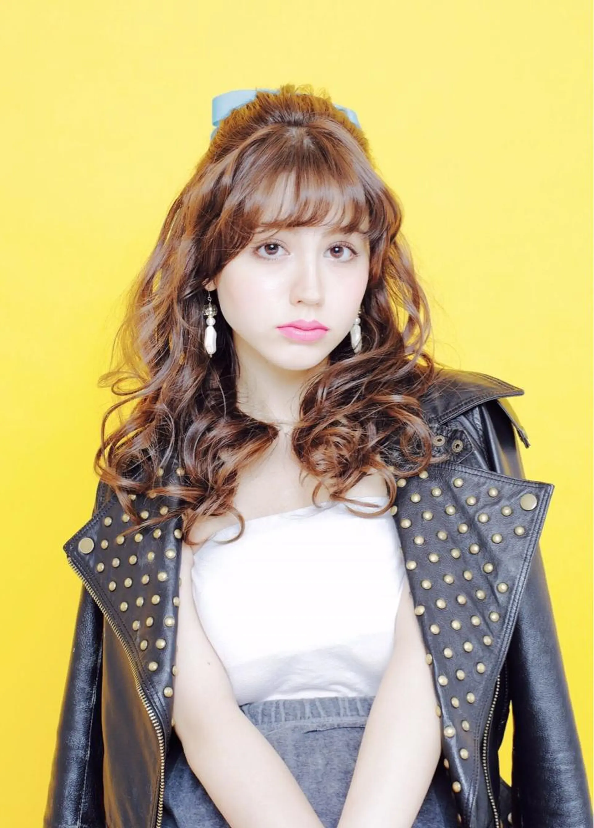 ロング パーマ ヘアアレンジ キッズ ヘアメ/着付け 清水玲歌のヘアスタイル