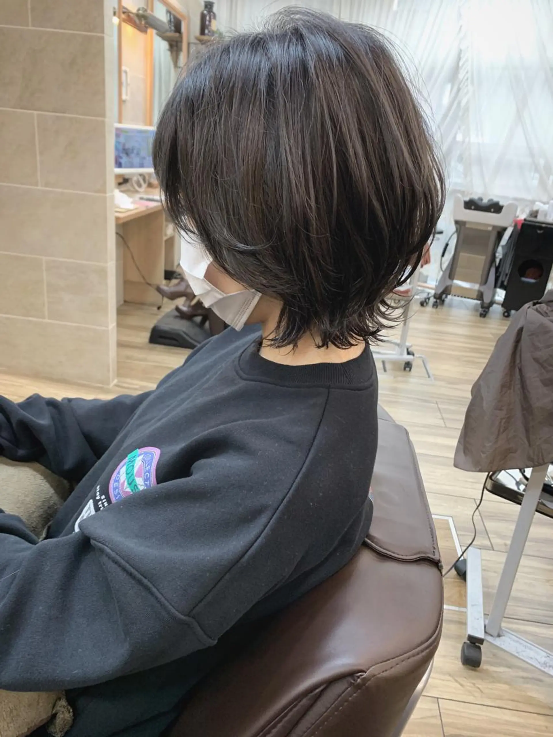 ショート カラー ショートヘア ウルフカット 平尾 拓也のヘアスタイル