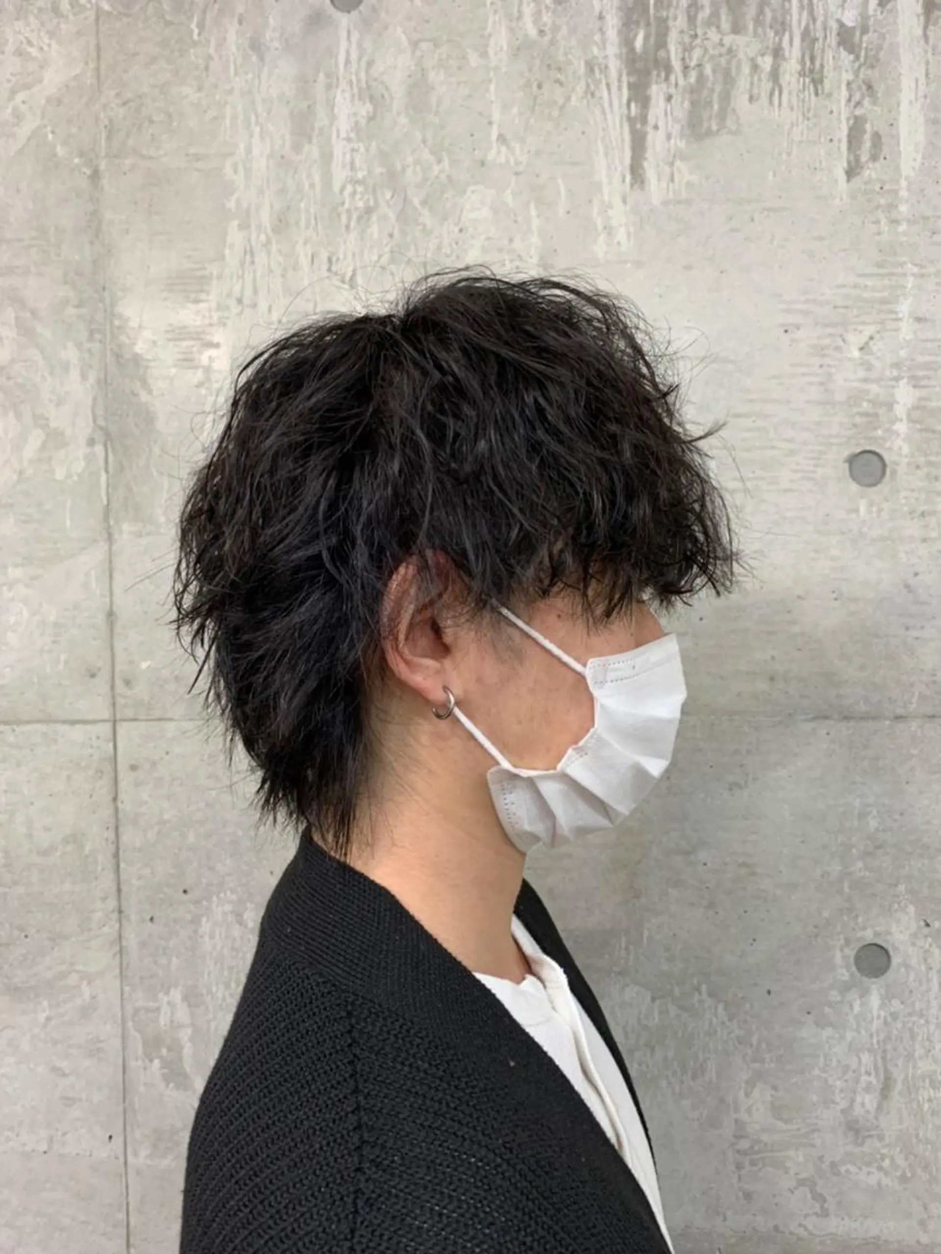 ミディアム パーマ メンズ クセを最大限に活かす メンズパーマ奈良大祐のヘアスタイル