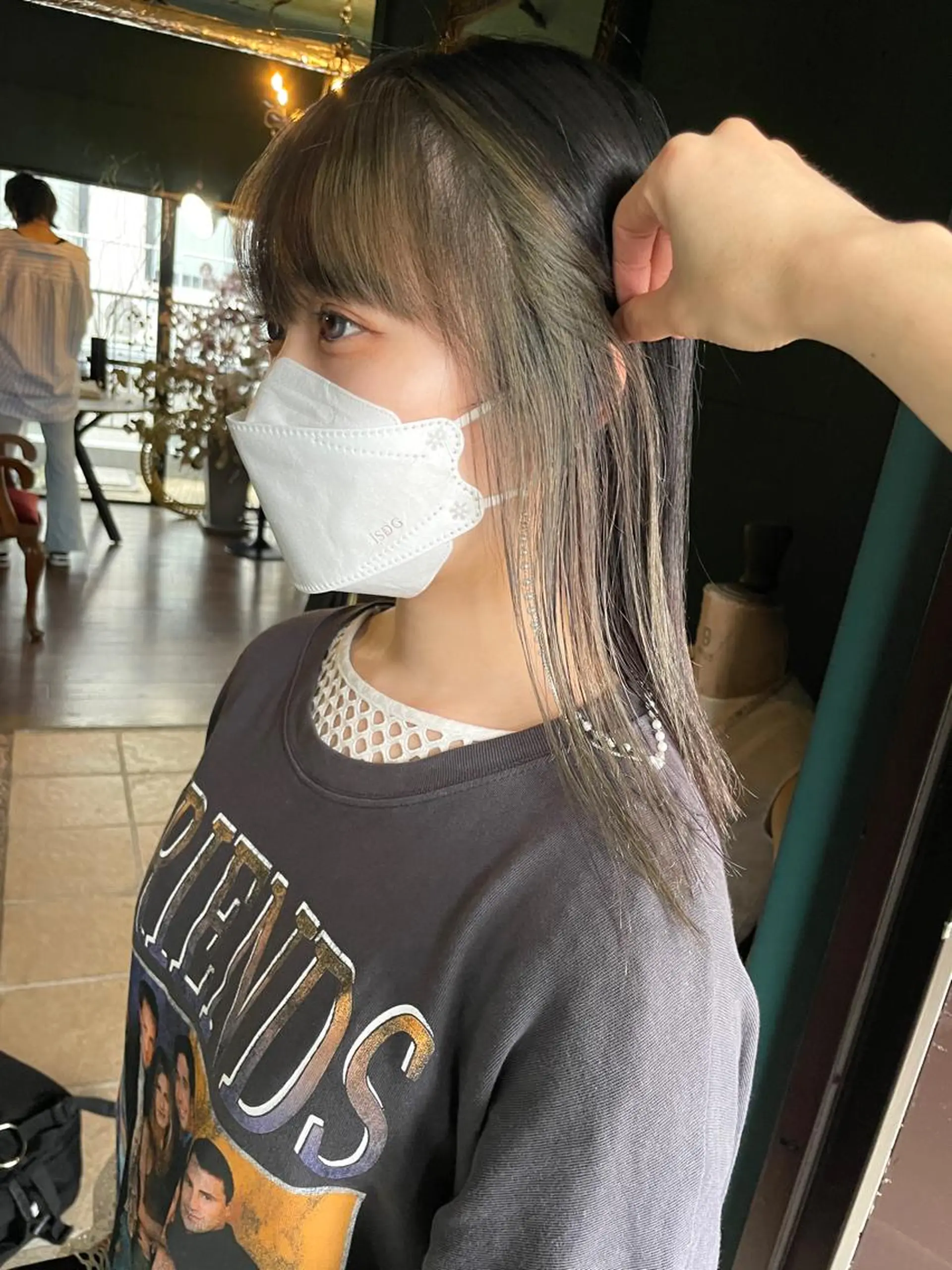 ミディアム カット ヘアカラー トリートメント vivre libre所属・vivre libreのヘアスタイル