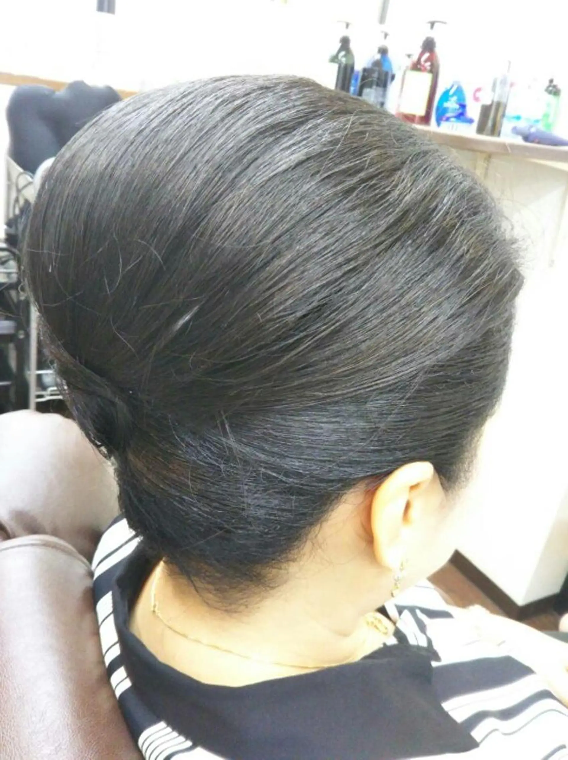 ヘアアレンジ ロング 夜会巻き scamp ★のヘアスタイル