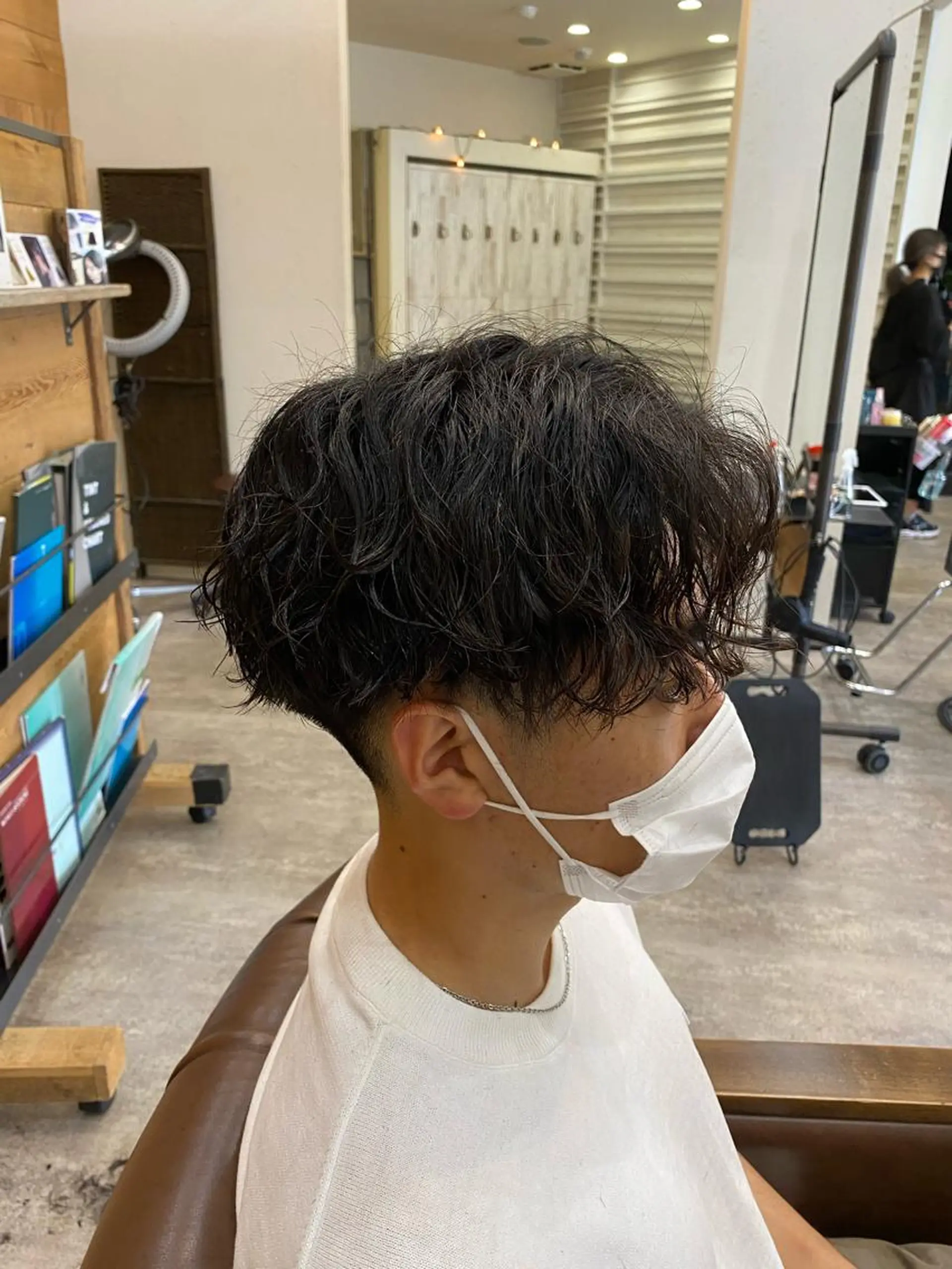 ショート パーマ メンズ カット パーマ 🟢NEGi🟣 🫧髪質改善のヘアスタイル