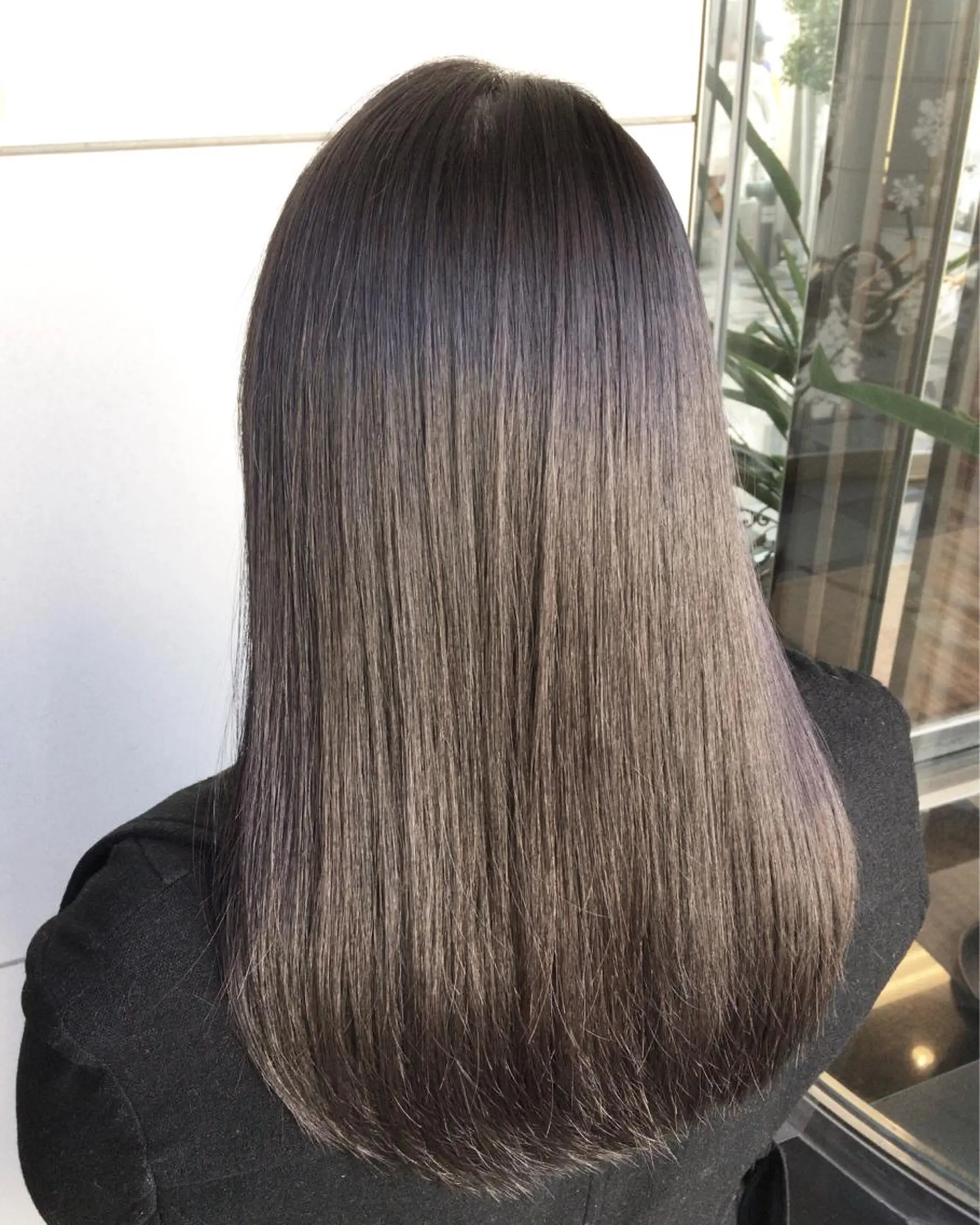 セミロング パーマ 縮毛矯正 THREE所属・THREE 関根大のヘアスタイル