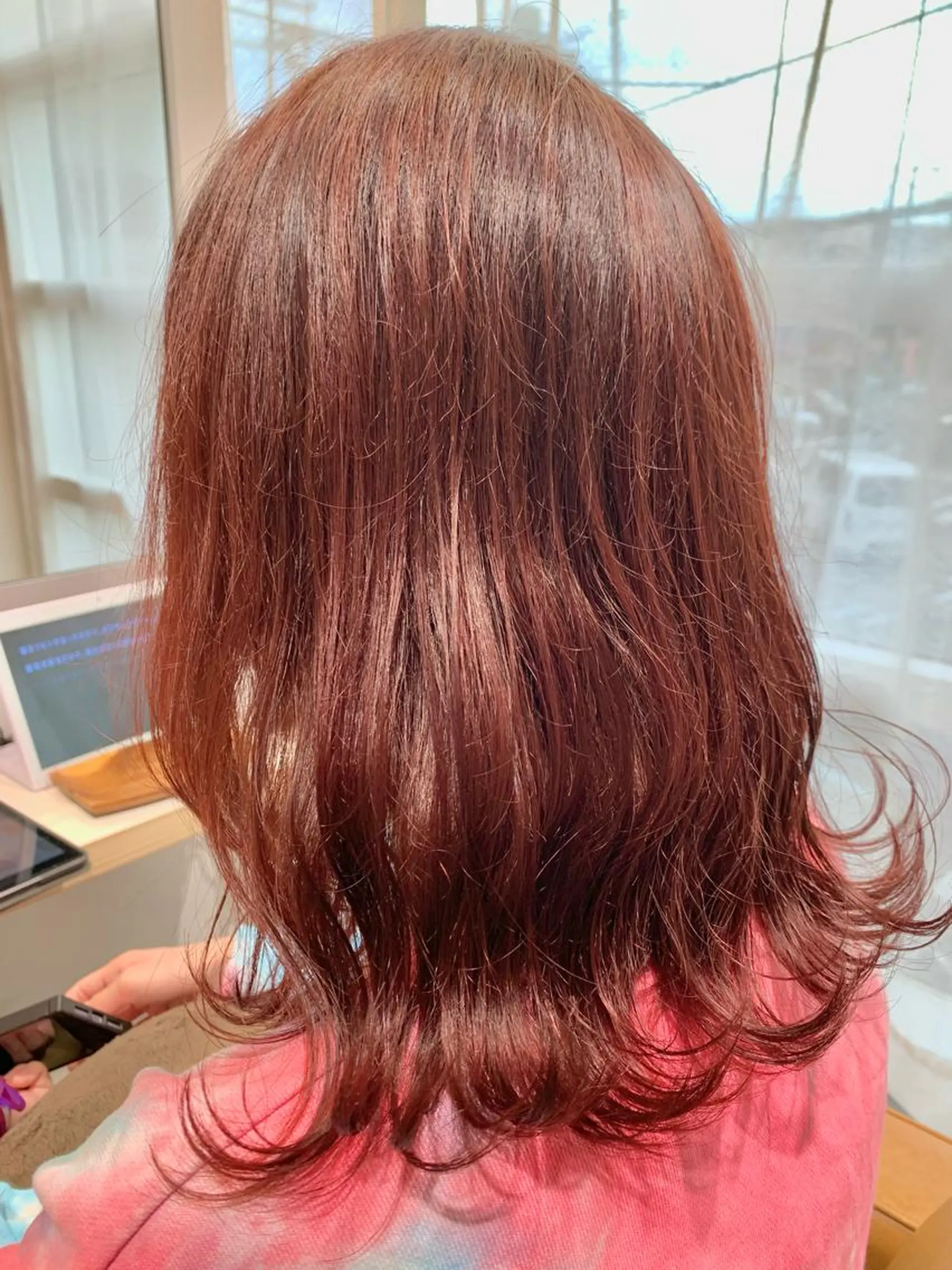 セミロング カラー カット ヘアカラー トリートメント 縮毛矯正×艶カラー /中村勇太のヘアスタイル