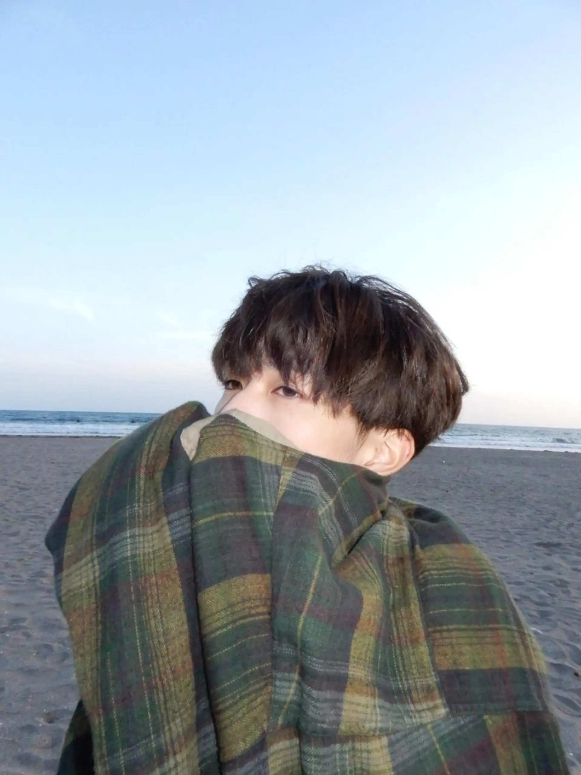 セミロング カラー メンズ 中江 柊のヘアスタイル