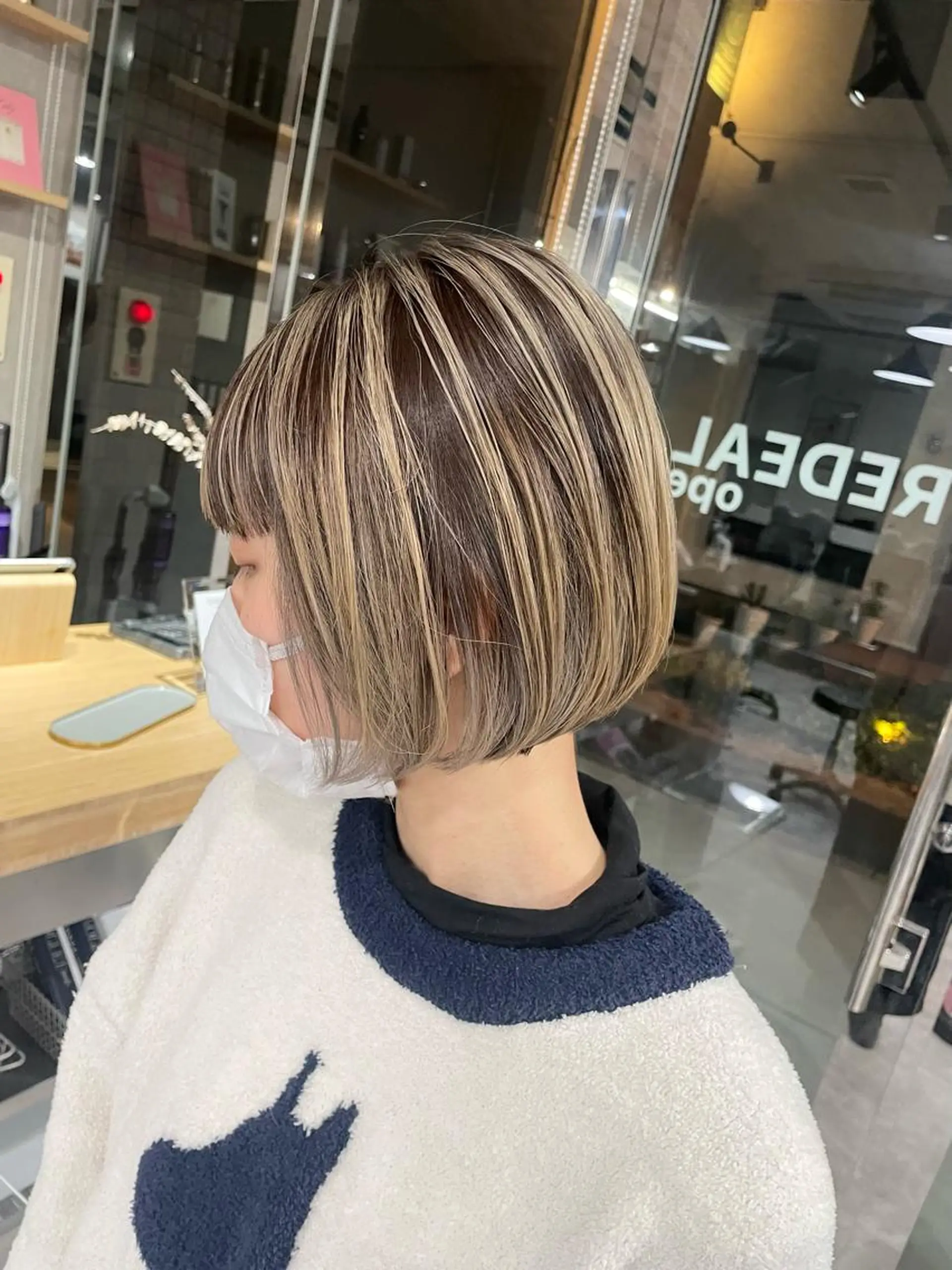 ショート レイヤーカット REDEAL SHIBUYA所属・maya/レイヤー カット/ミインパーマのヘアスタイル