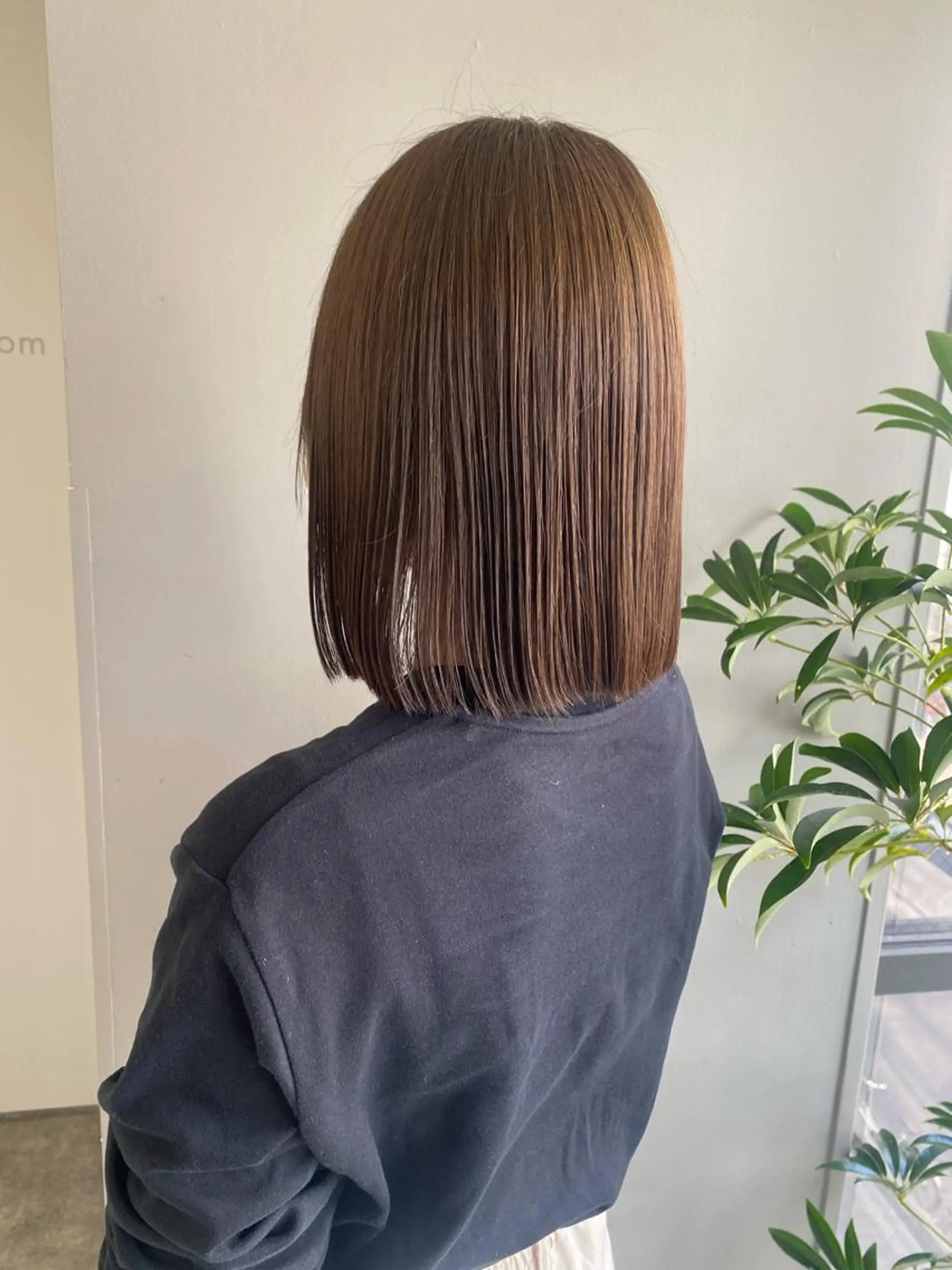 ミディアム カラー ヘアアレンジ 切りっぱなしボブ ボブ ボブ /ニュアンス/ satomi🧸💖のヘアスタイル