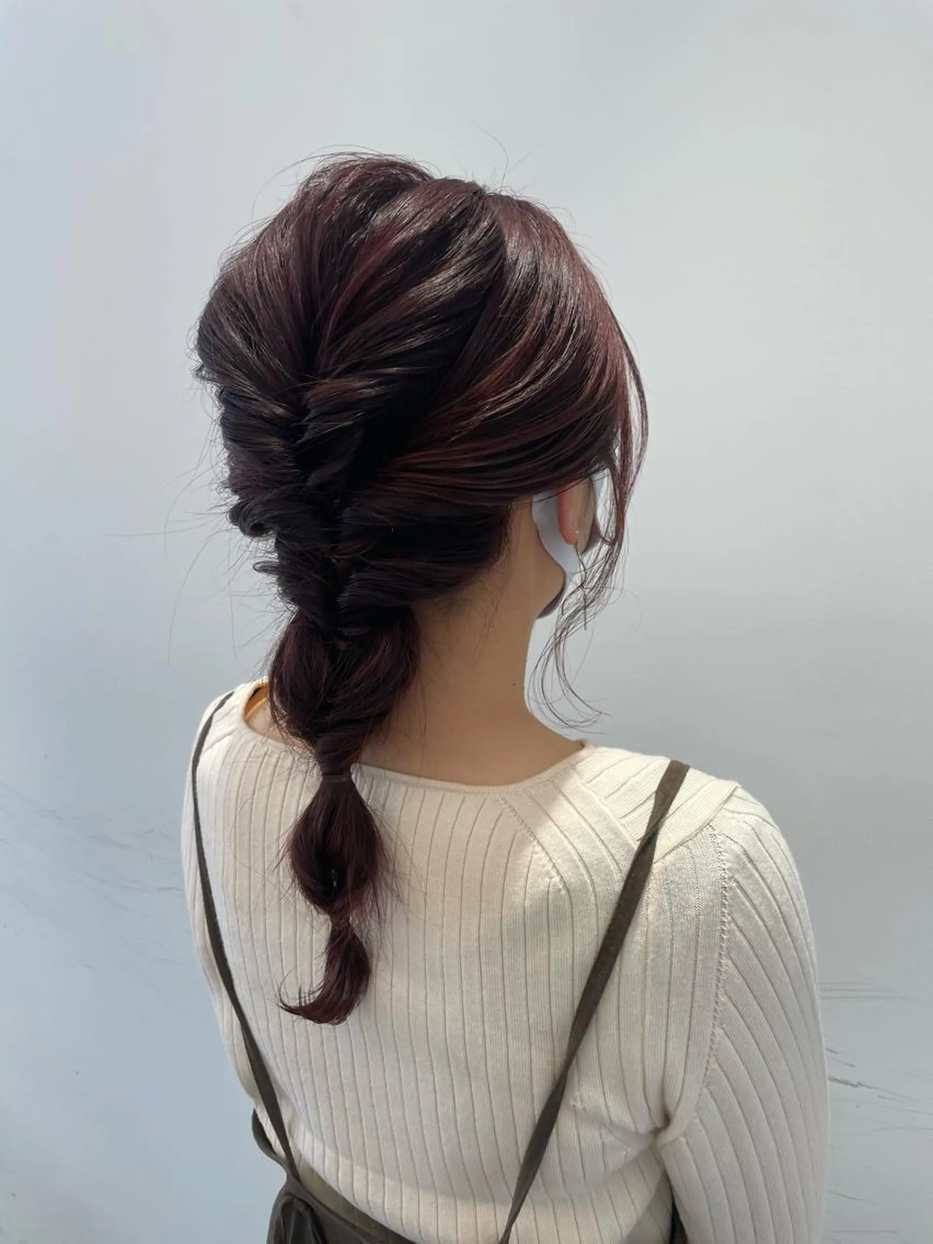 ロング ヘアセット あずま みゆのヘアスタイル