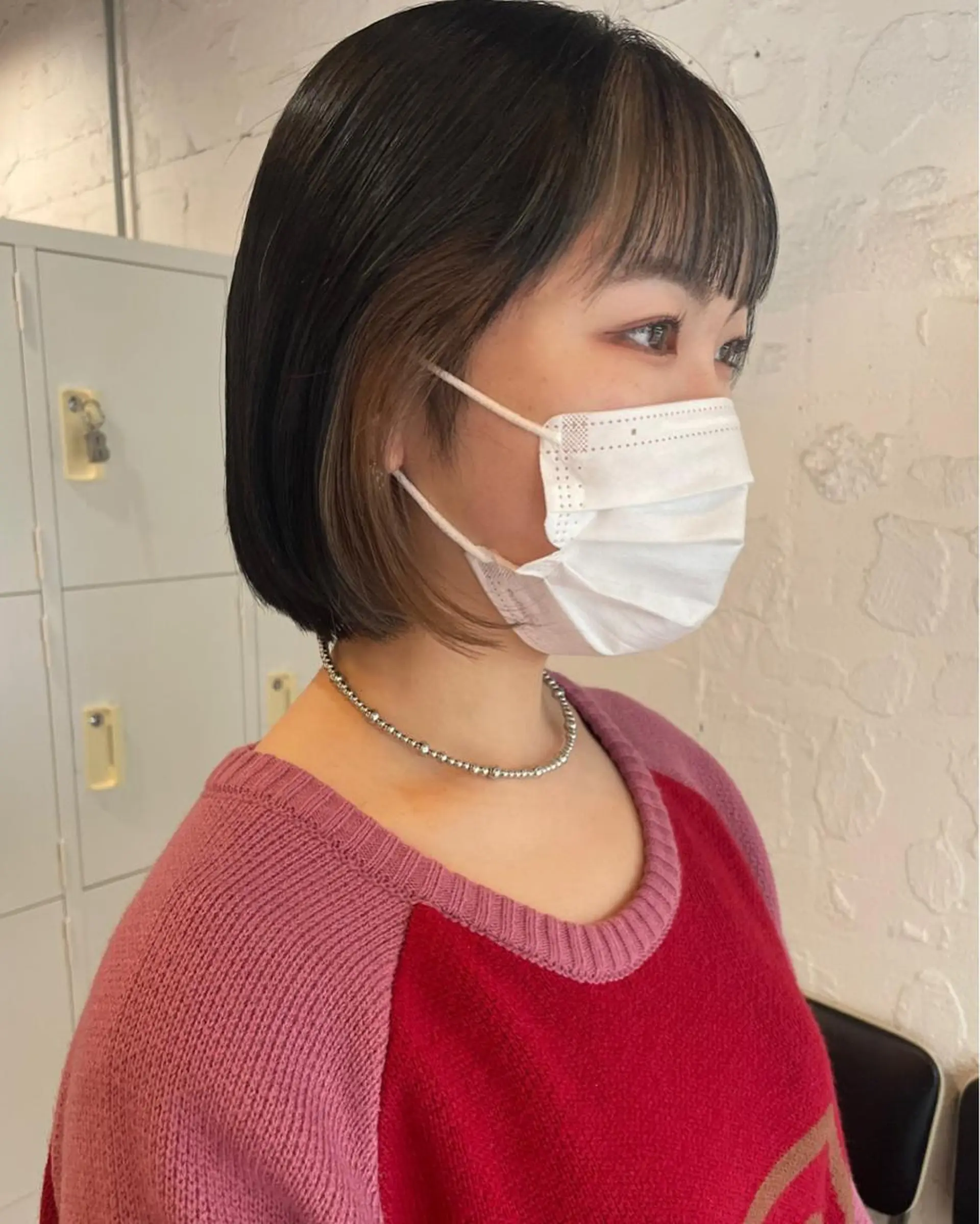 ショート カラー ヘアアレンジ satsuki ito/暖色、パーマのヘアスタイル
