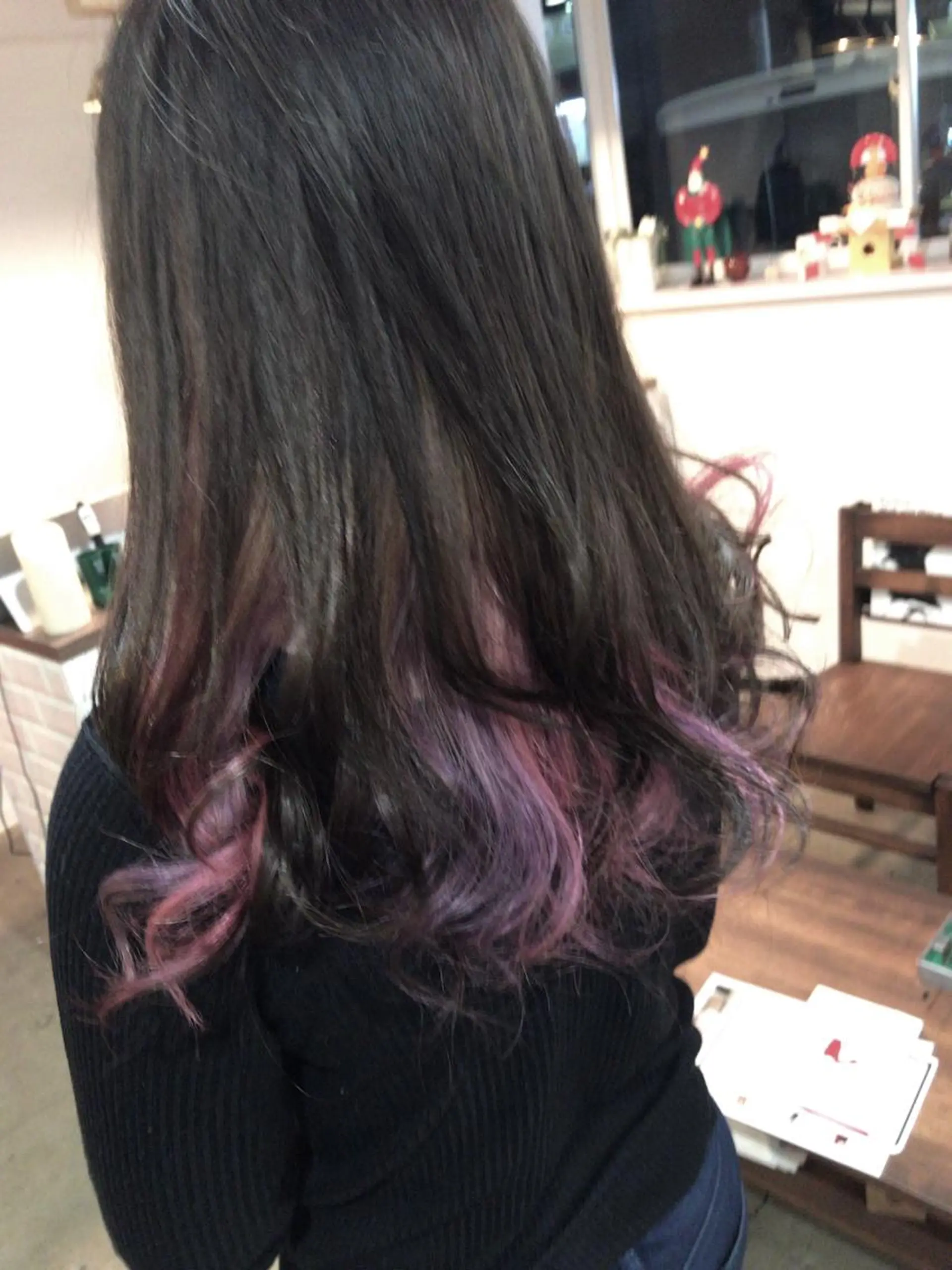 ロング カラー レイヤーカット匠 イソザキノリユキのヘアスタイル