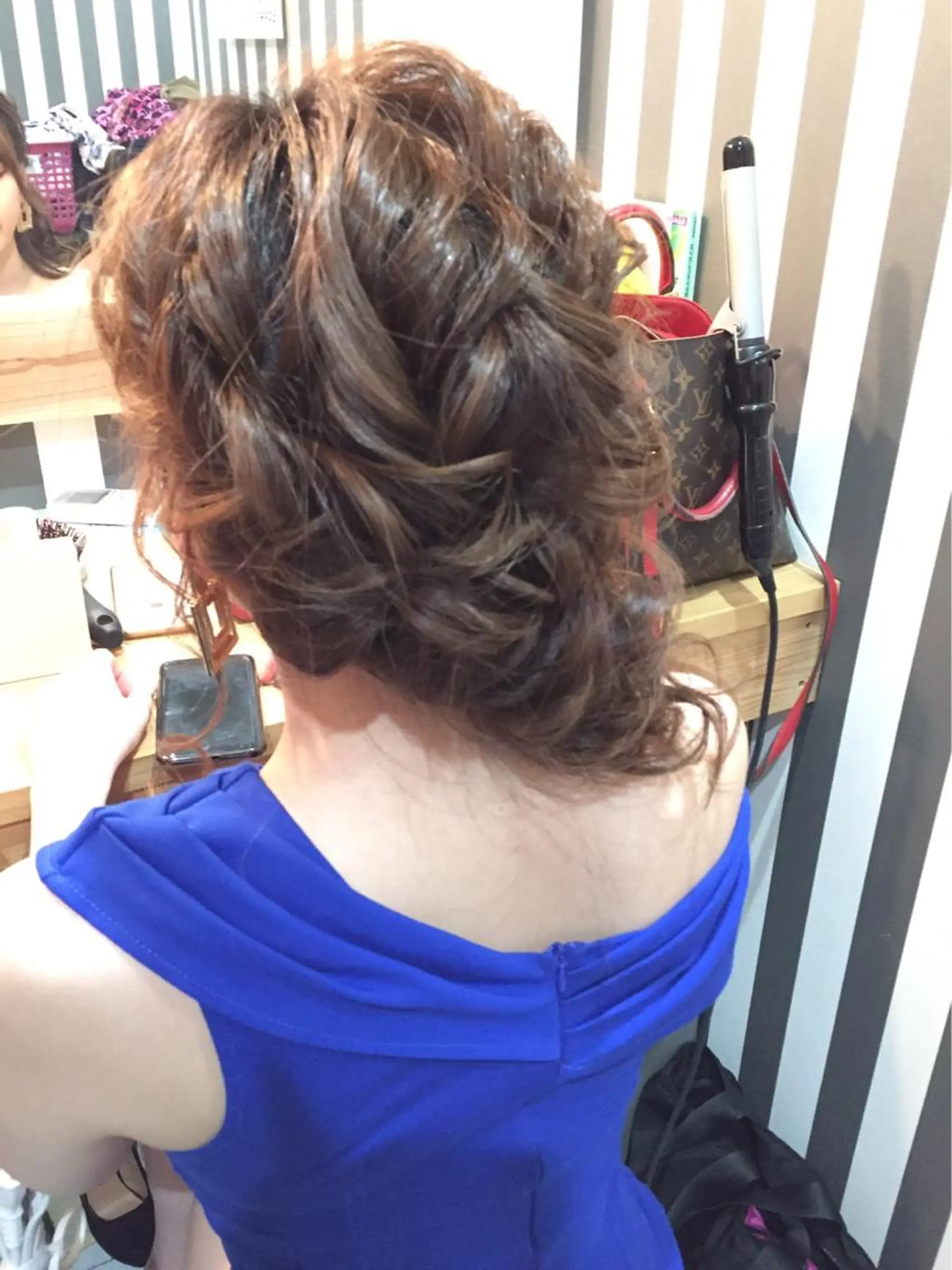 ミディアム ヘアアレンジ Kanani所属・田中 佐枝子のヘアスタイル