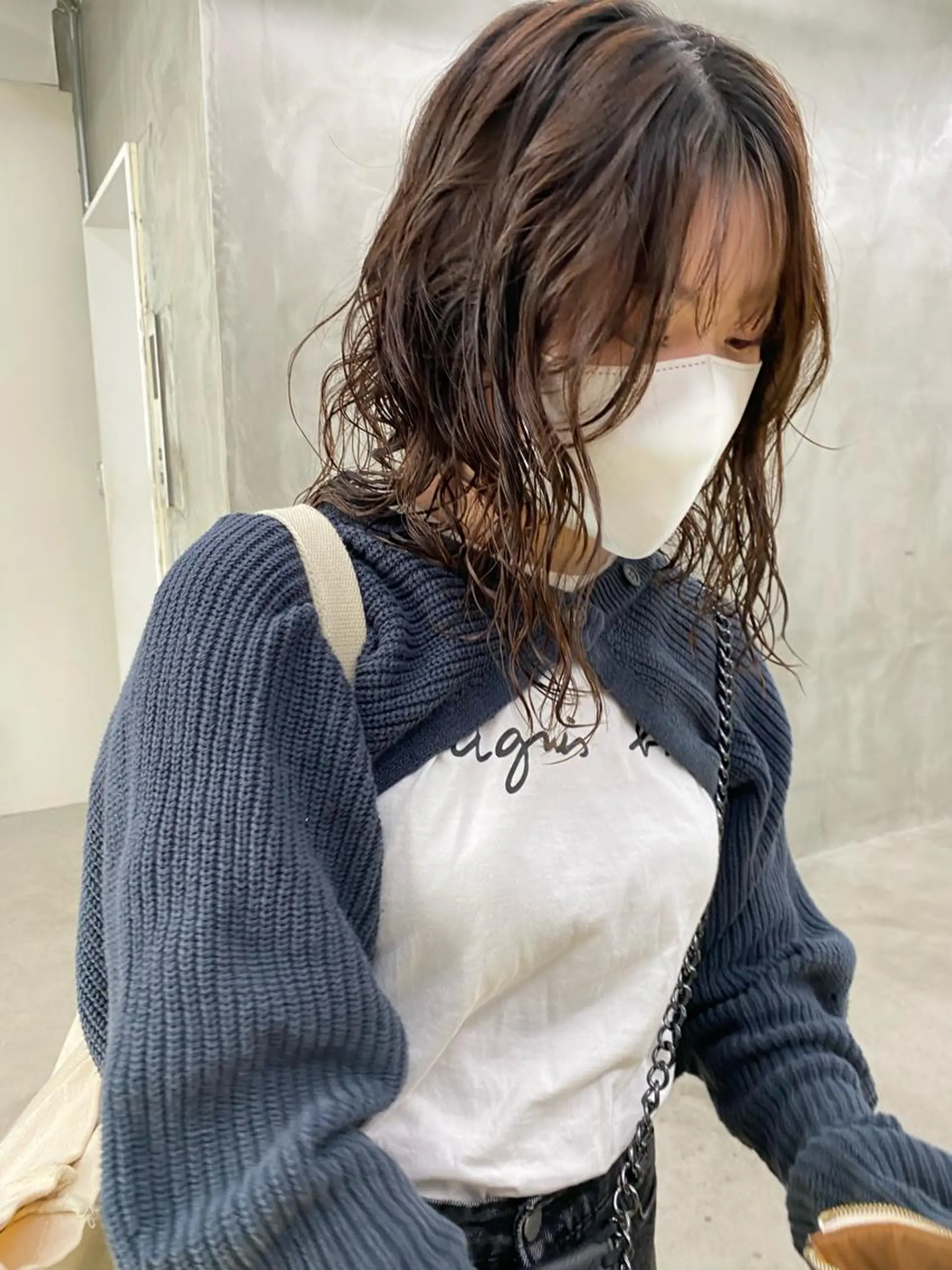 ミディアム パーマ ミディアムパーマ yiye 青山所属・無料カットモデル募集 🌱ひょうがのヘアスタイル