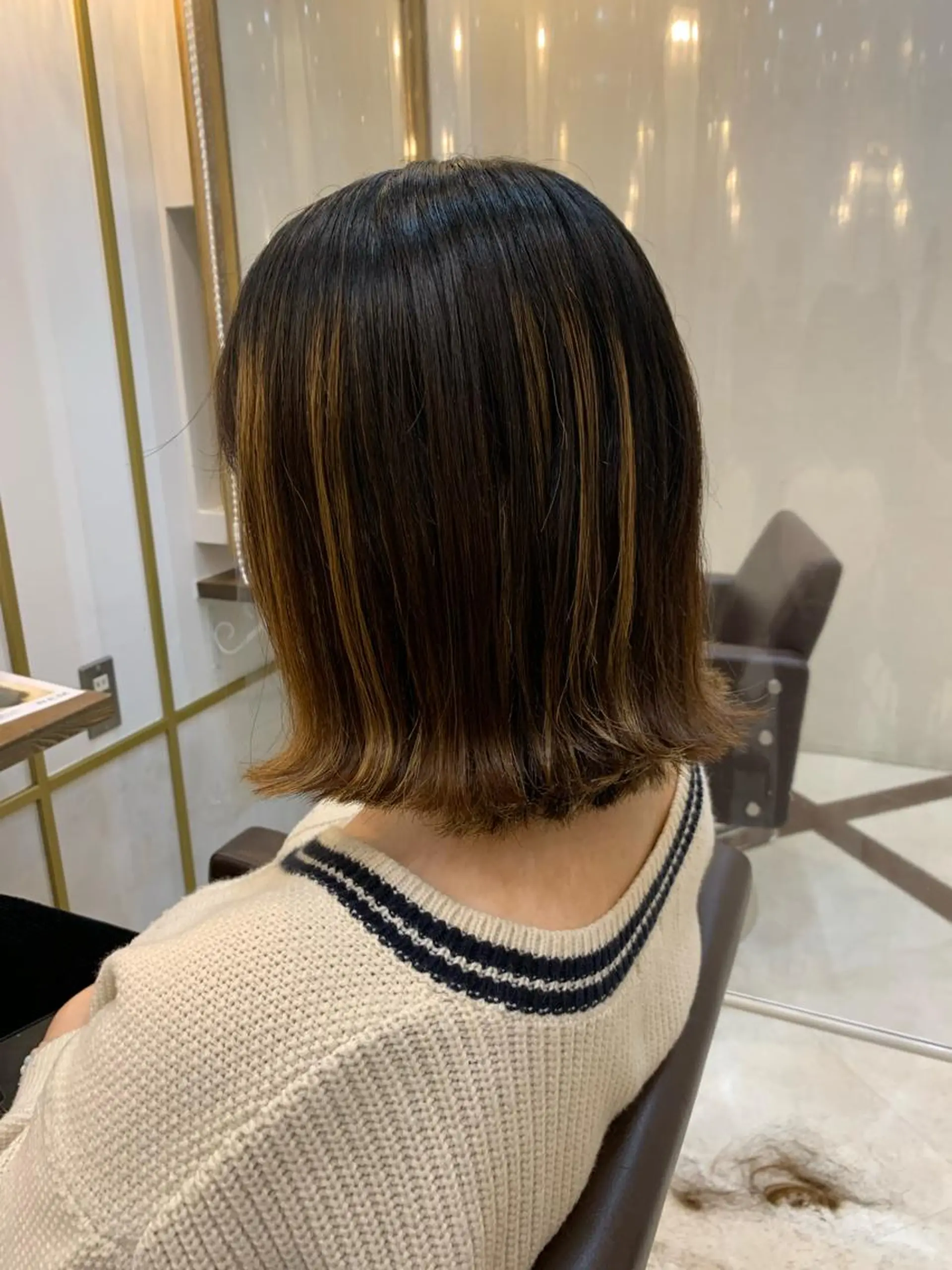 ミディアム ボブ 外ハネヘア REM_aokijima所属・土屋 竣奨のヘアスタイル