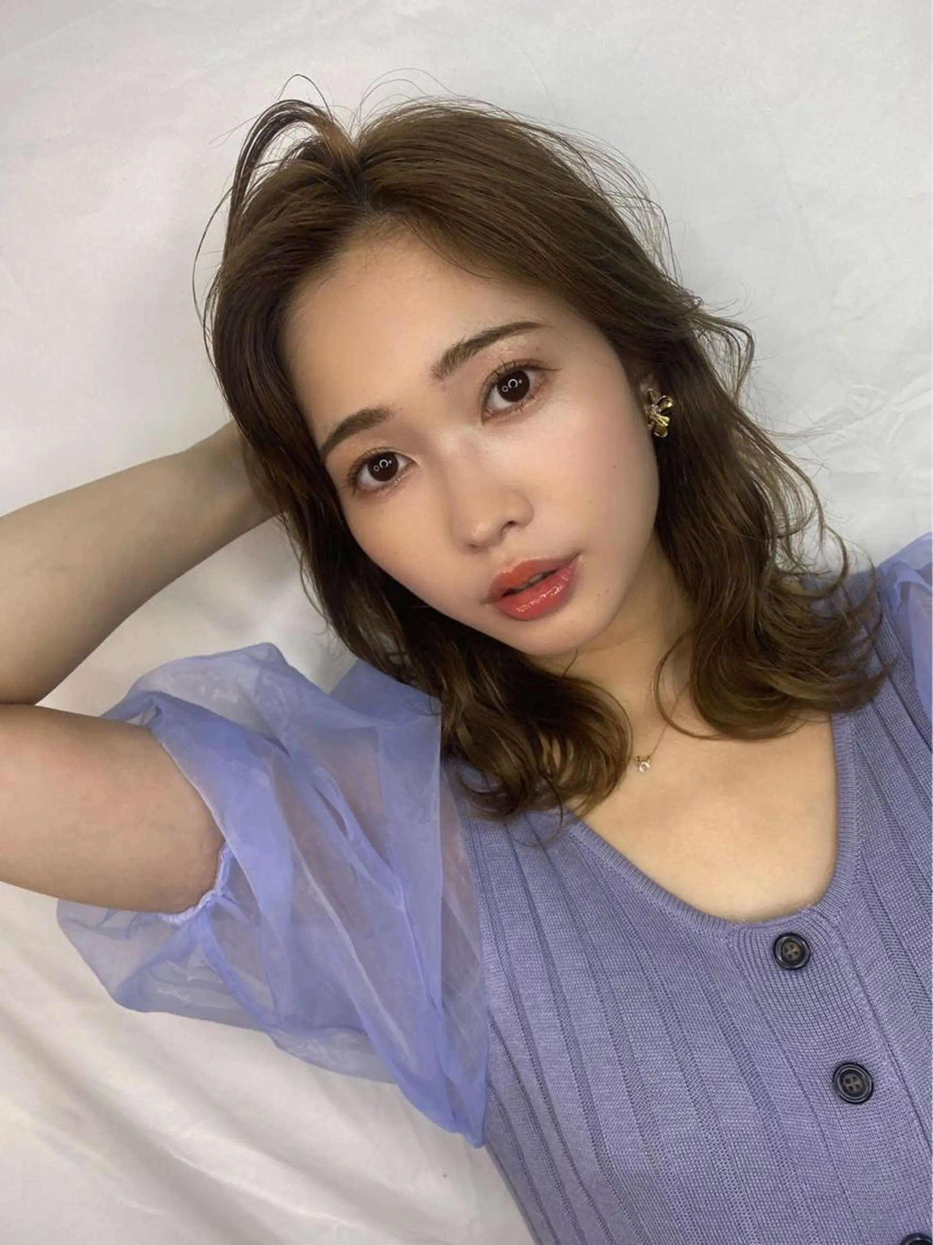 ミディアム カラー カット ヘアカラー トリートメント レイヤー×髪質改善 マネージャー安藤光司のヘアスタイル