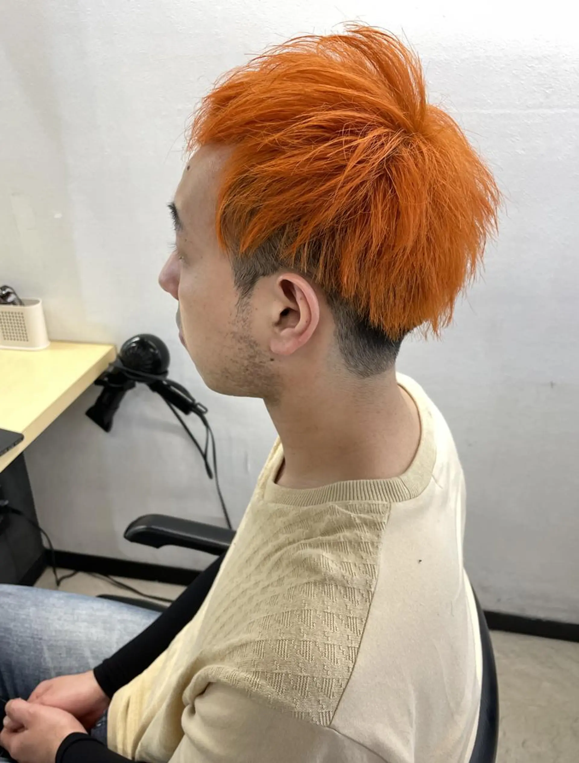 カラー メンズ 古川　イノアカラー 京汰　六本松のヘアスタイル