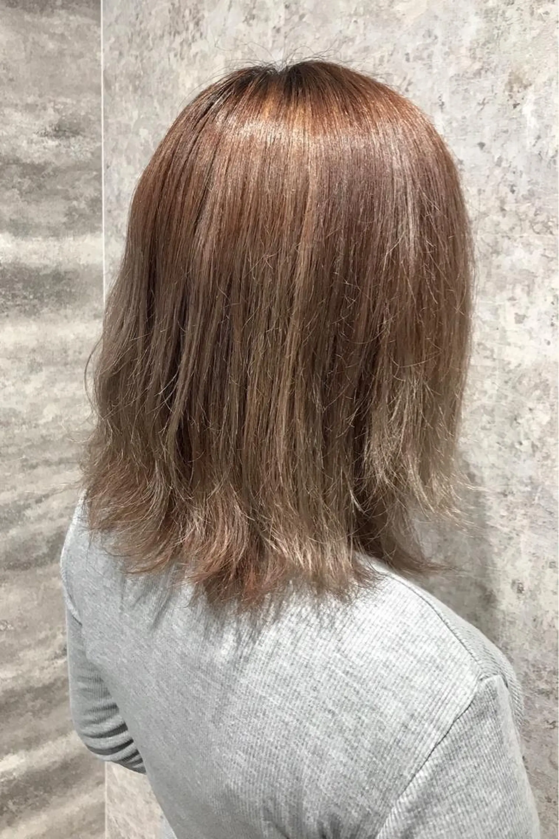 ミディアム カラー ベージュカラー 💈Blanco💈 カラー&ケア🌈のヘアスタイル