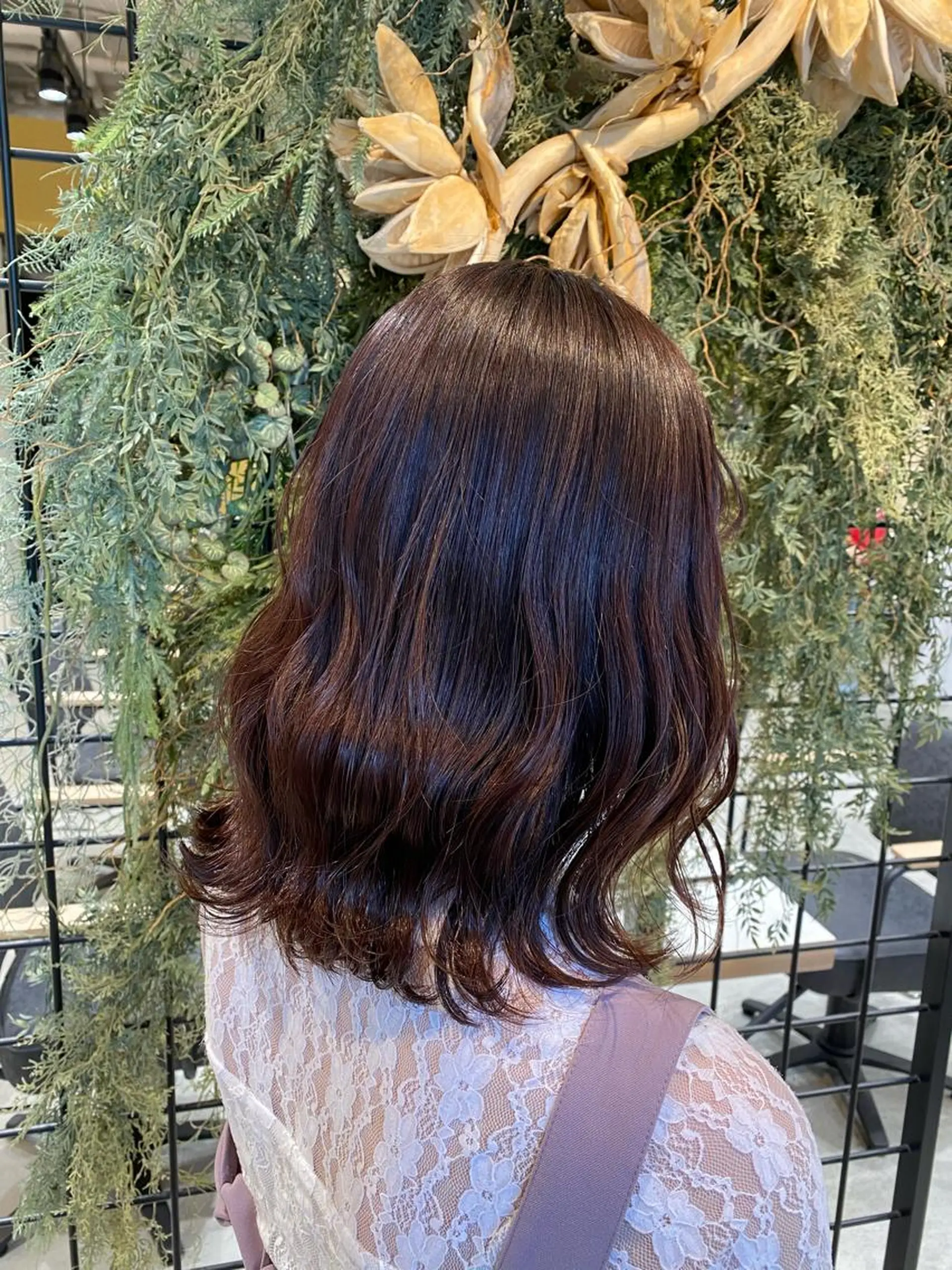 ミディアム カラー 透明感/レイヤー カット🎀マコのヘアスタイル