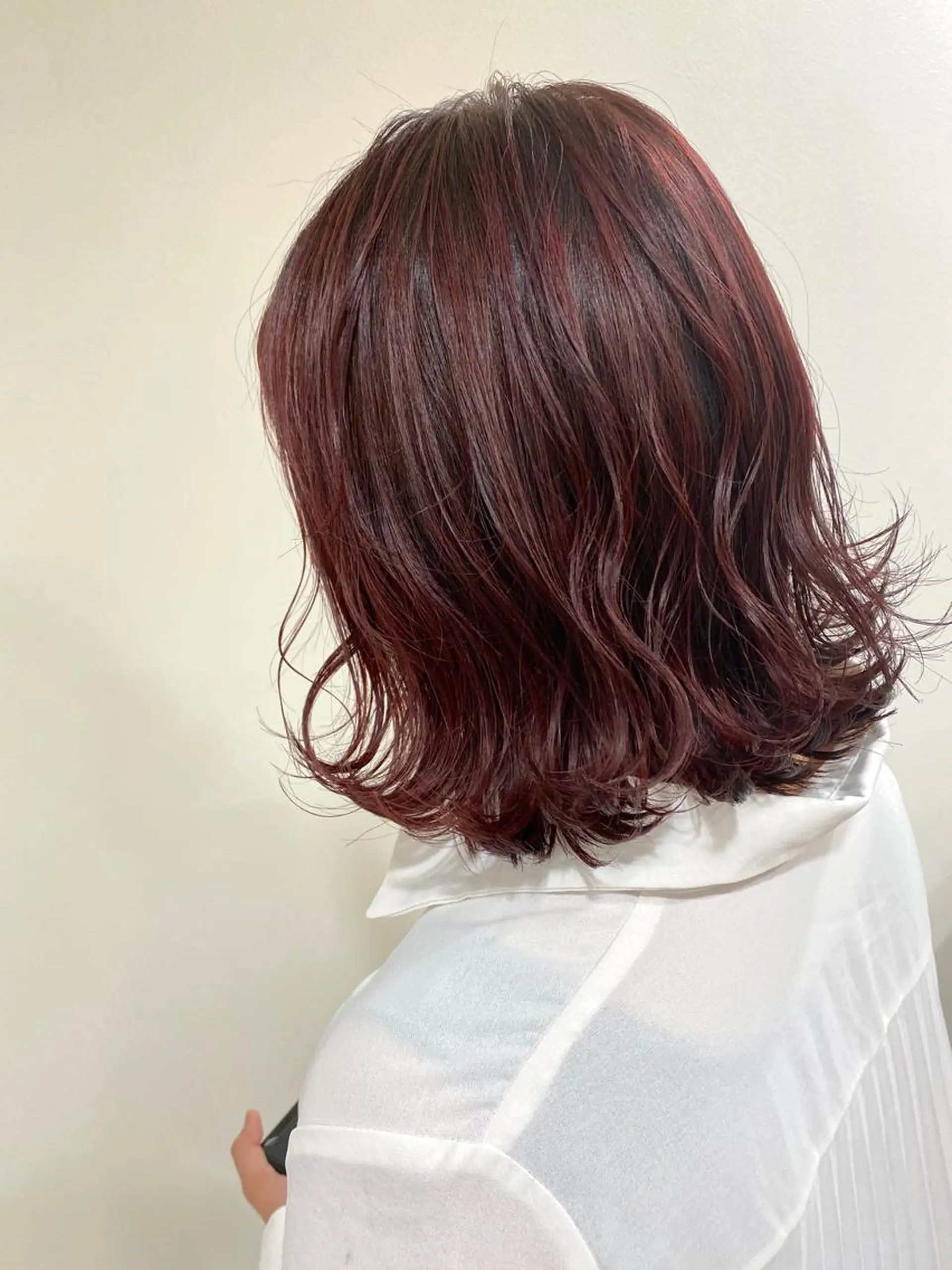 セミロング ヘアカラー ヘッドスパ hair's RooM所属・ヤマシタ ミサキのヘアスタイル