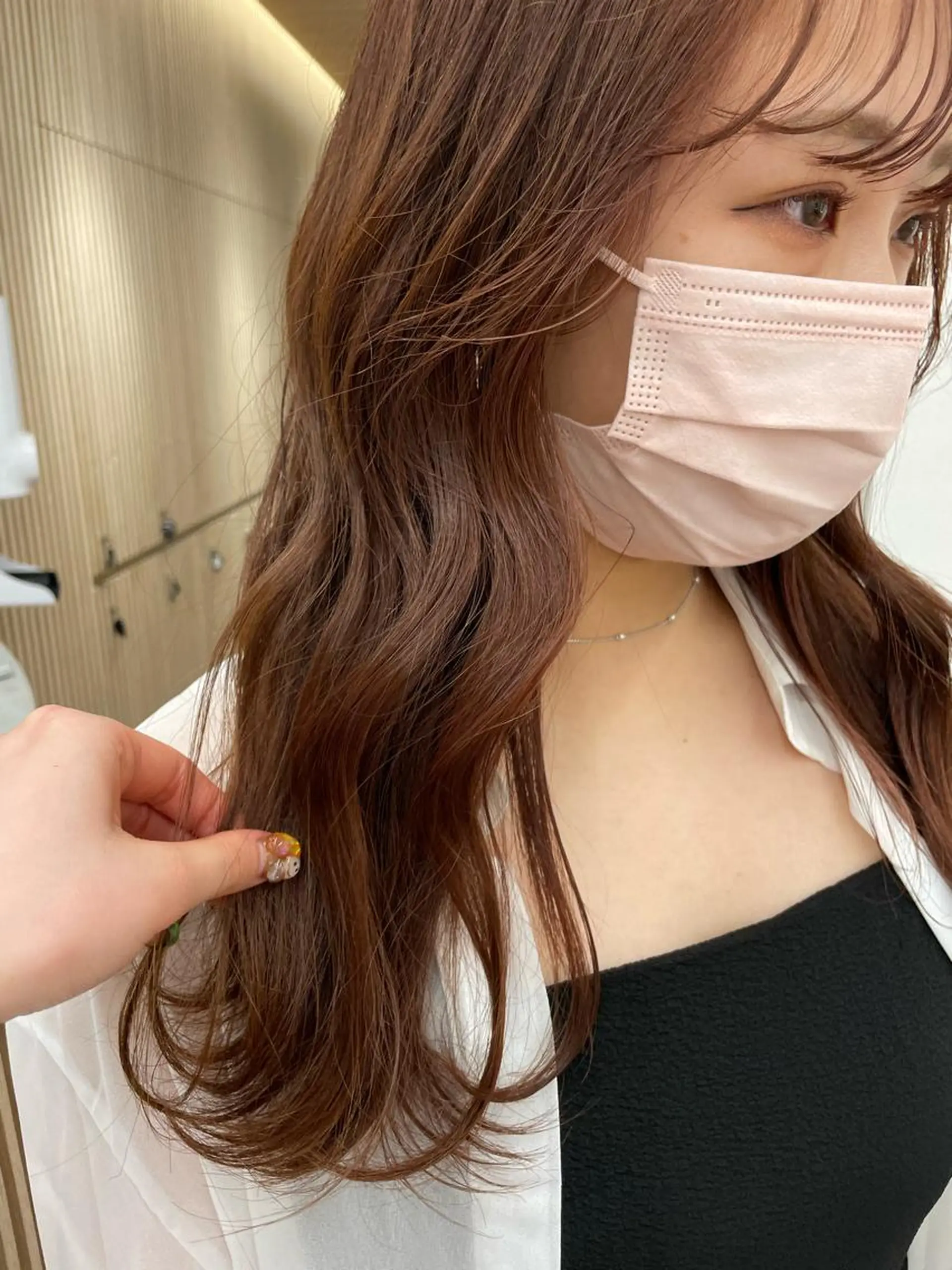 ロング カラー パーマ ヘアアレンジ レイヤー縮毛矯正 ささきすずね💗のヘアスタイル