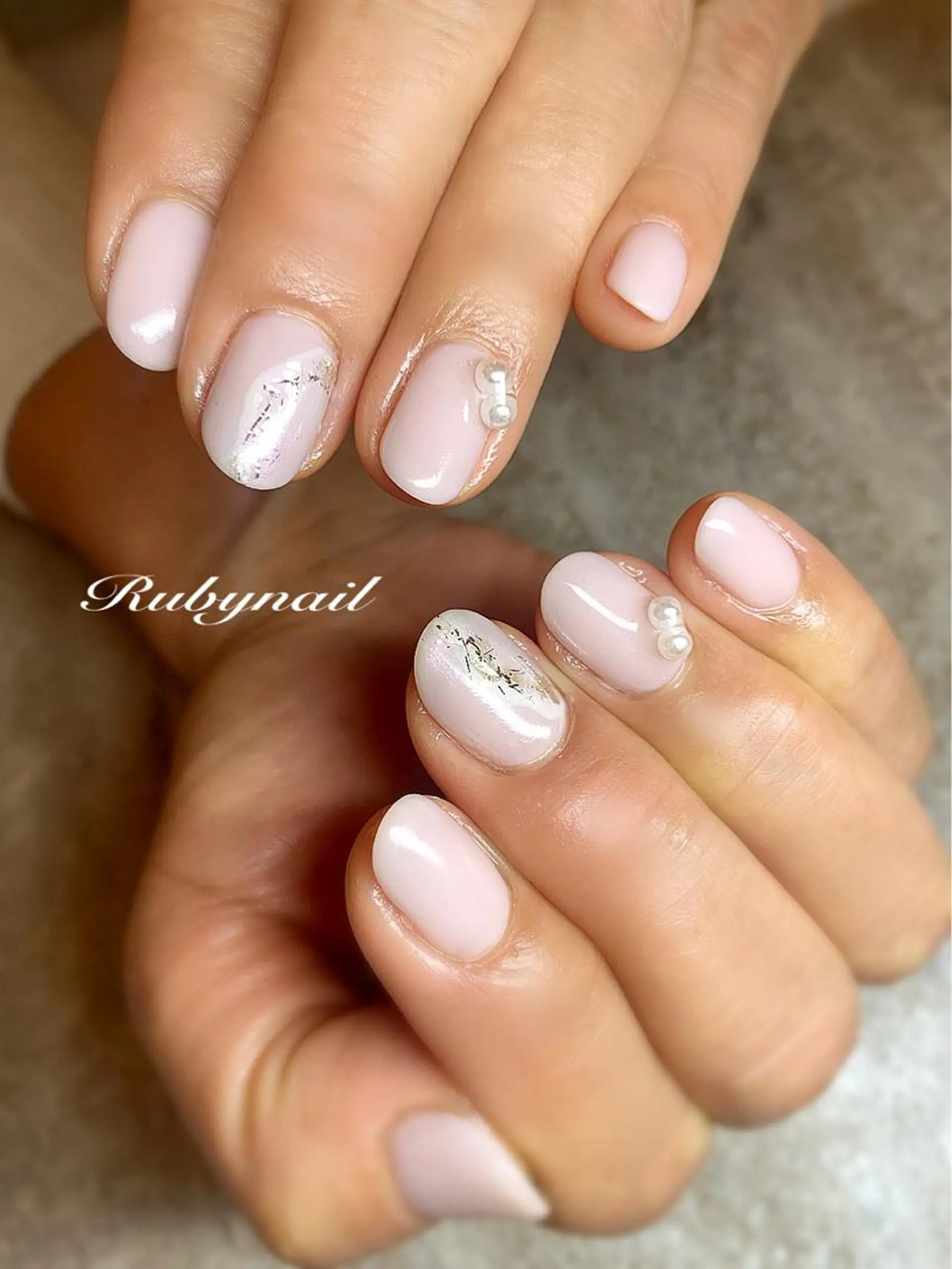 ネイル ピンク Rubynail所属・プライベートサロン Rubynailのネイルデザイン