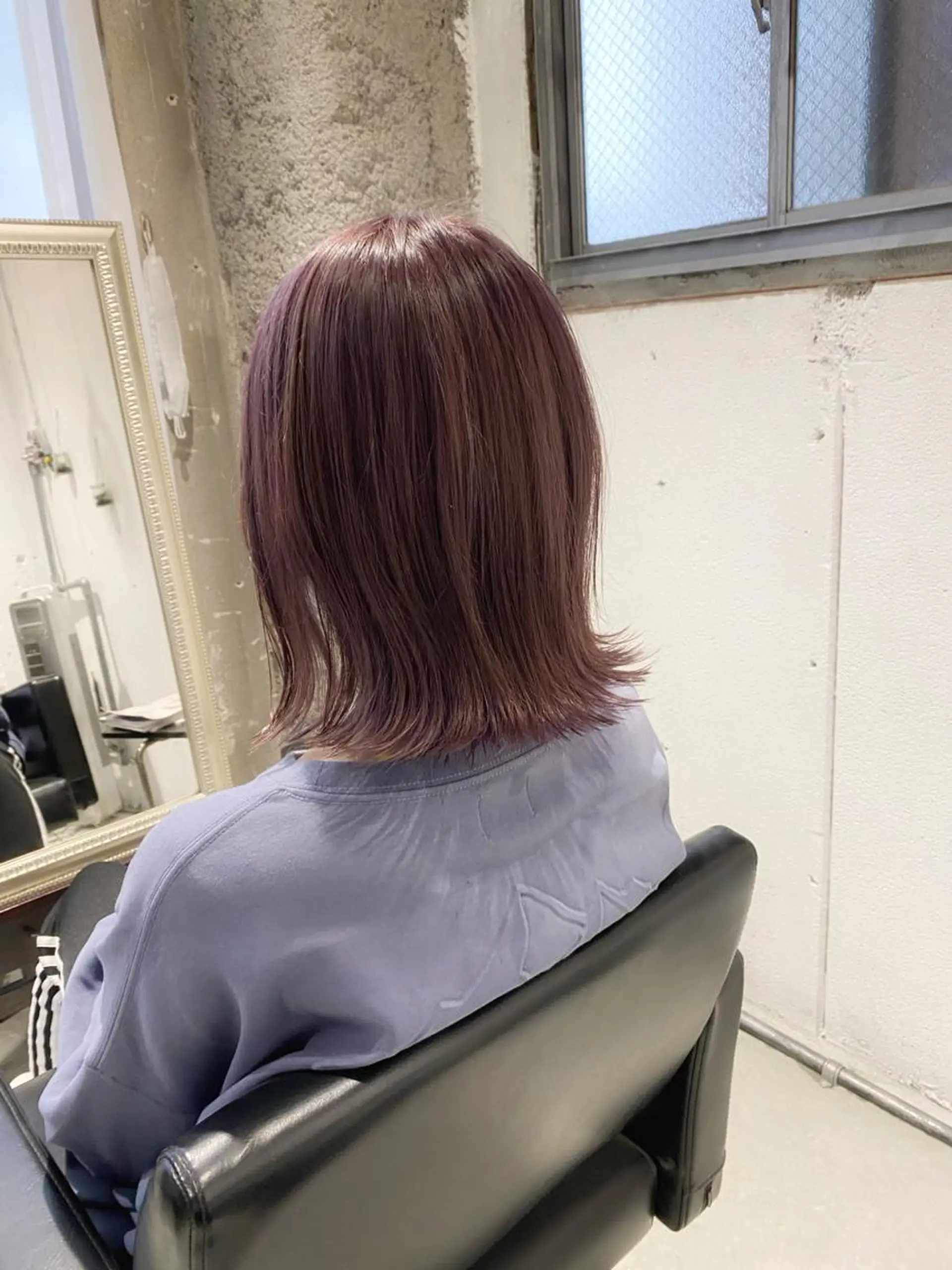 ミディアム カラー ショート/ハイライト /白髪ぼかし🌿松本のヘアスタイル