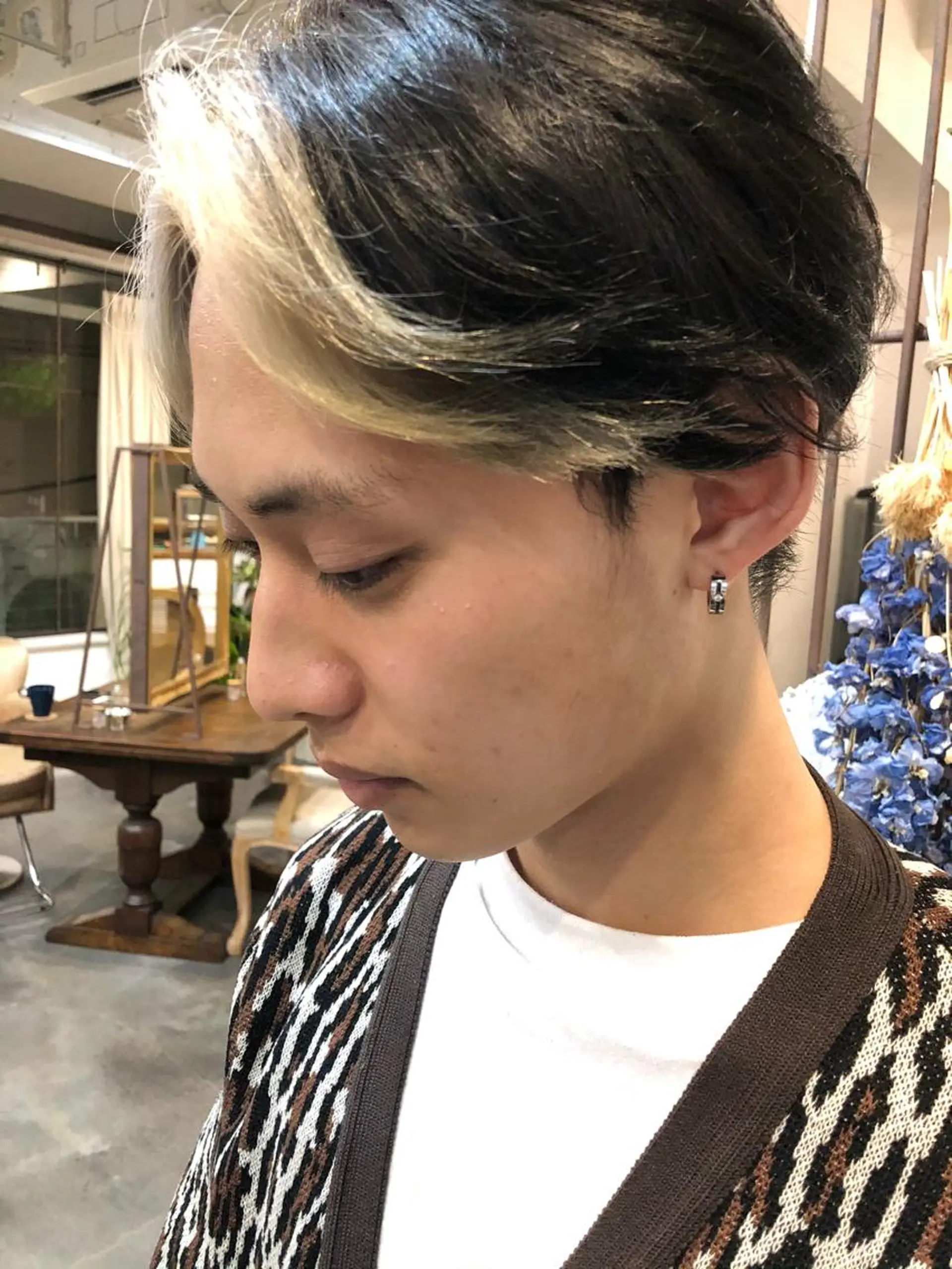 ショート カラー ミストバング  フェイスフレーミング Gardenhair 小笠原篤矢ショートのヘアスタイル