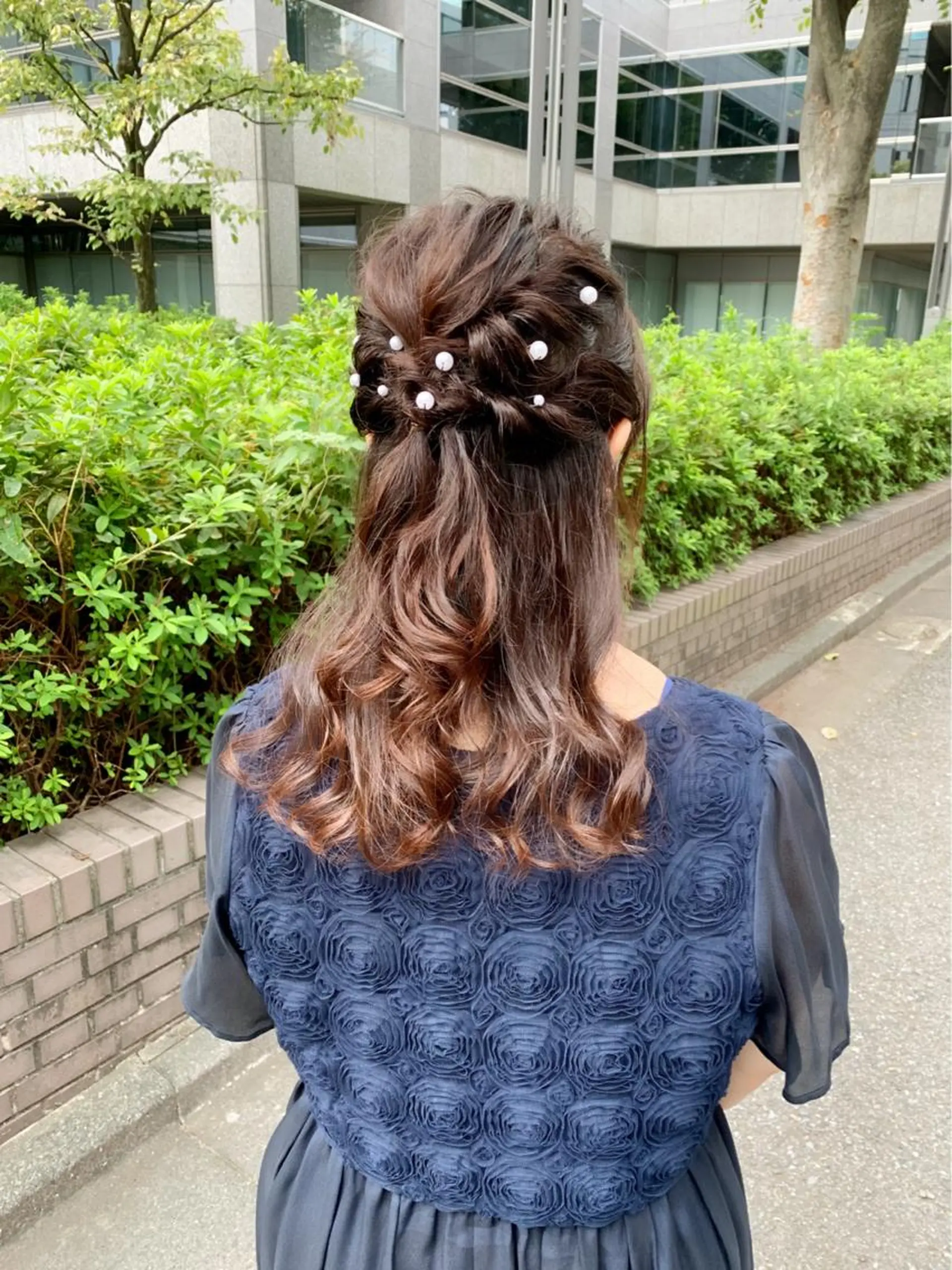 ヘアアレンジ カット トリートメント 髪質改善/縮毛矯正 艶カラー/珠聡のヘアスタイル