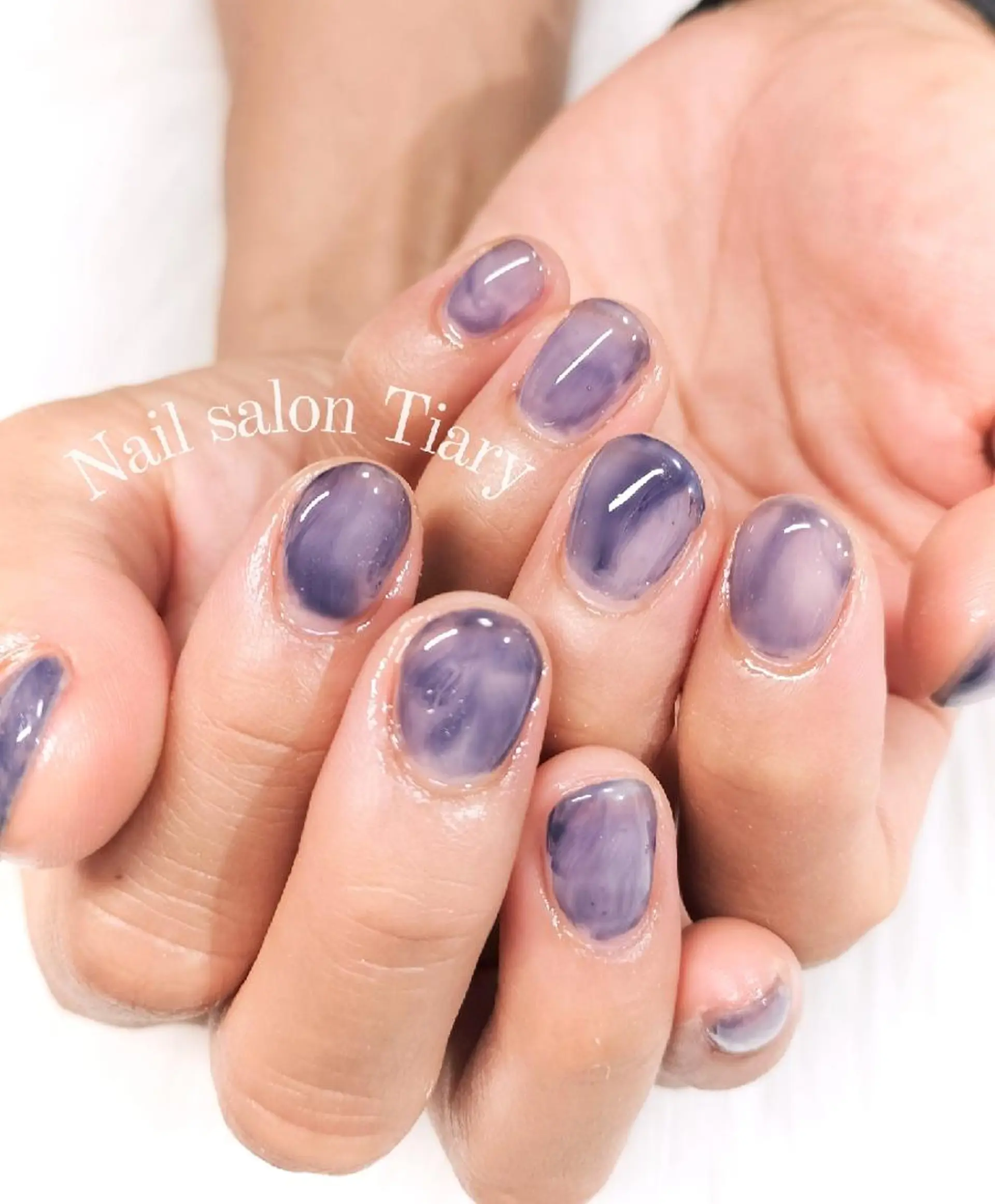 ネイル ニュアンスネイル Nail salon Tiary オーナーのネイルデザイン