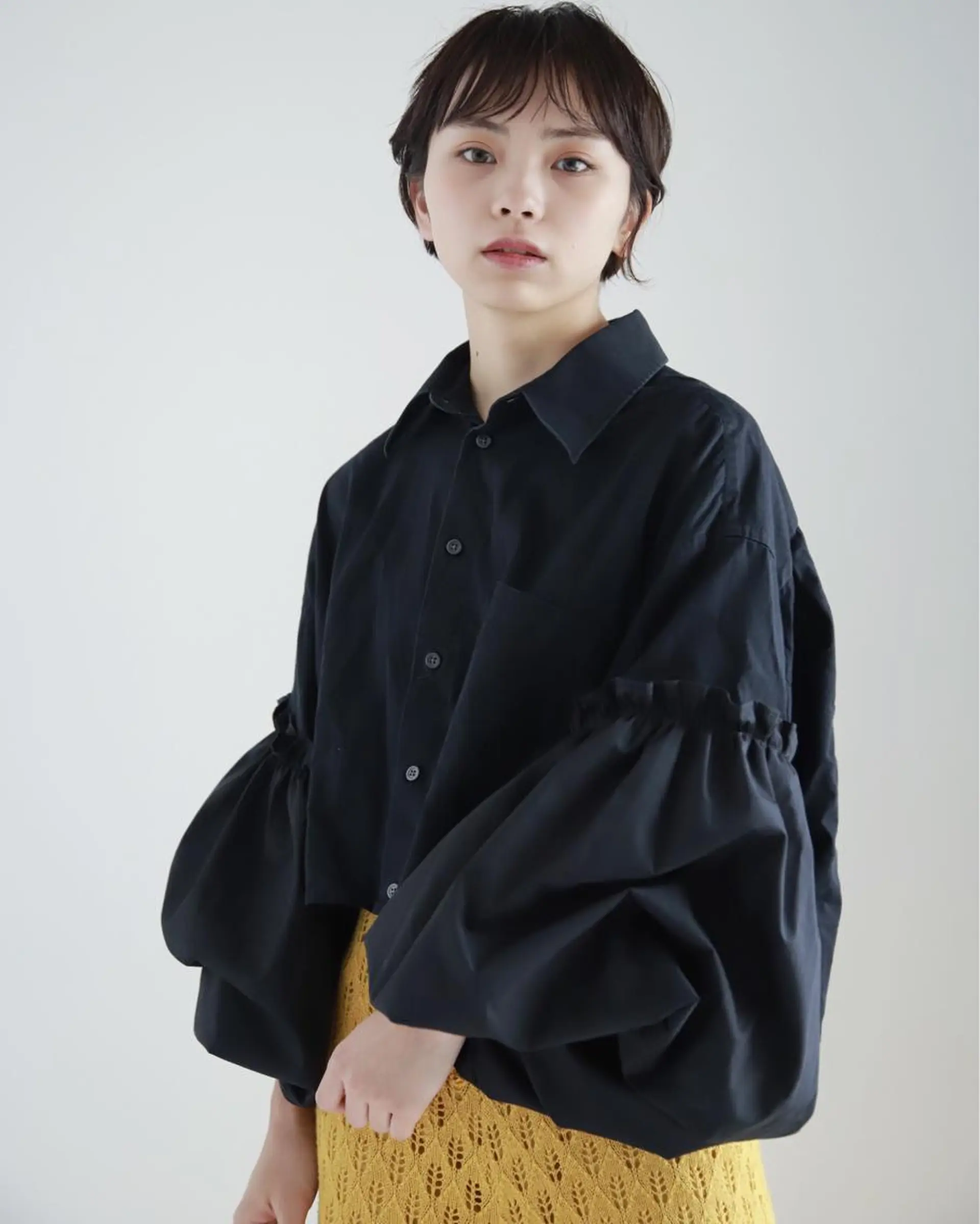 ショート カラー THE DAY所属・AKI HASHIMOTOのヘアスタイル