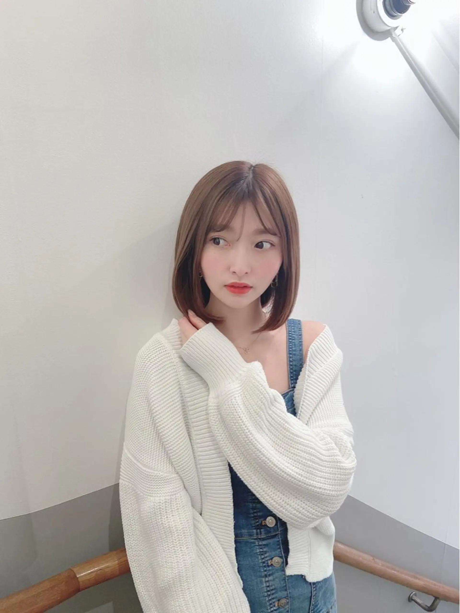 ミディアム 顔まわりカット✨艶髪 ✨髪質改善✨伴響佳のヘアスタイル