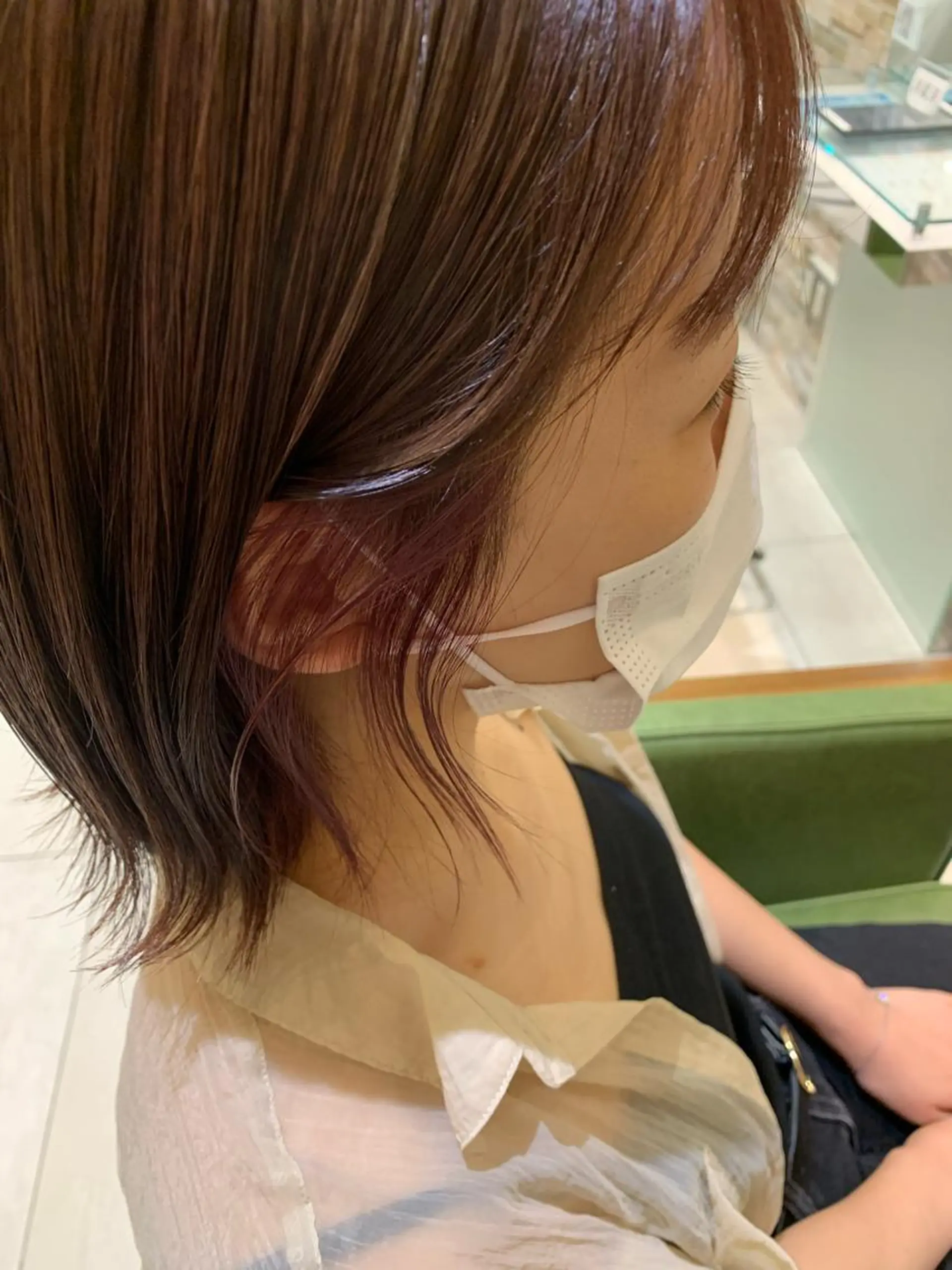 ショート カラー パープルカラー 高橋友里亜 /フリーランスのヘアスタイル