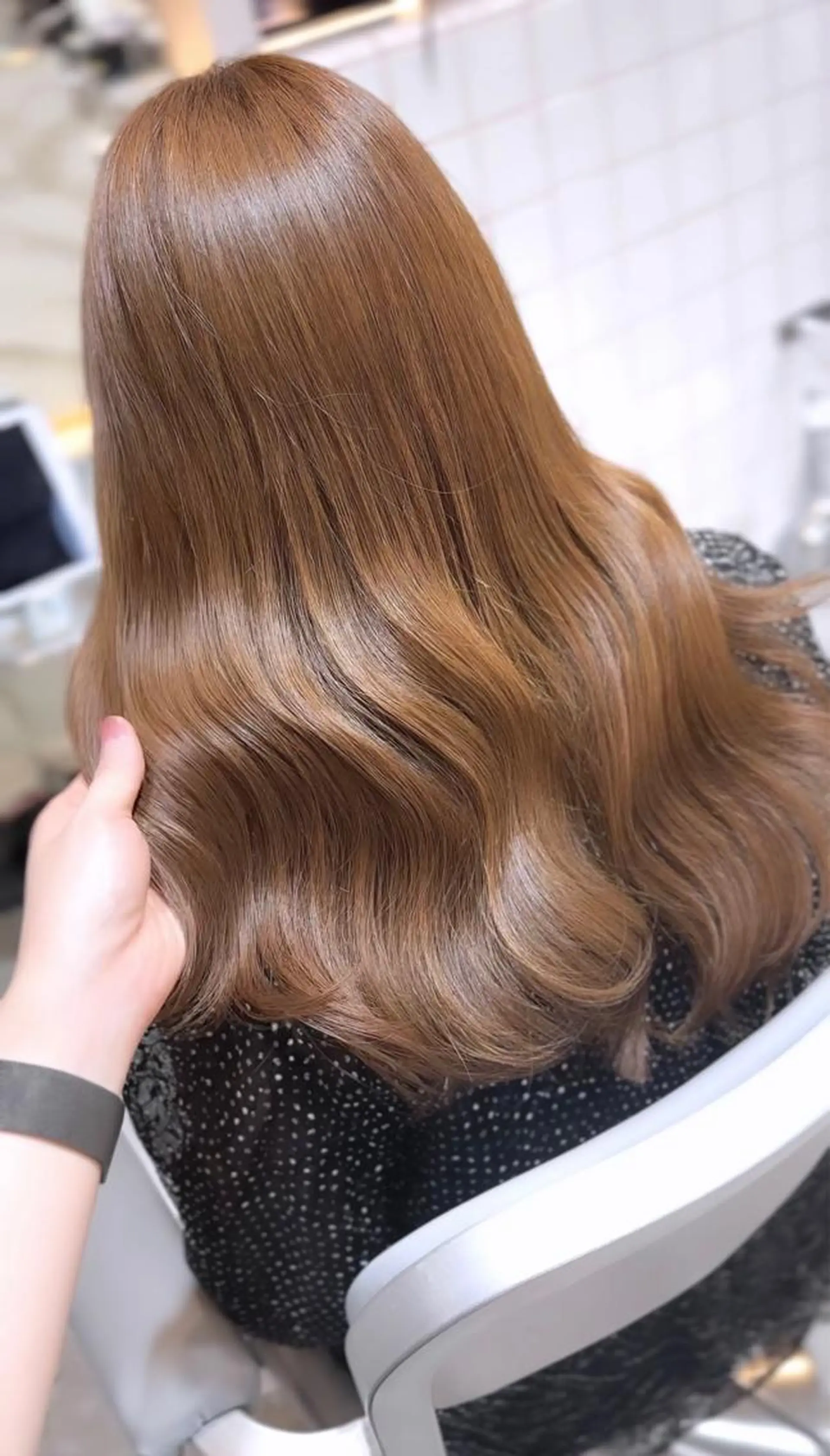 ミディアム カラー ヘアカラー トリートメント ヘッドスパ 髪質改善サロン Sea shinjuku 新宿南口【シー シンジュク】所属・髪質改善/韓国ヘア レイヤー/新宿/ロミのヘアスタイル