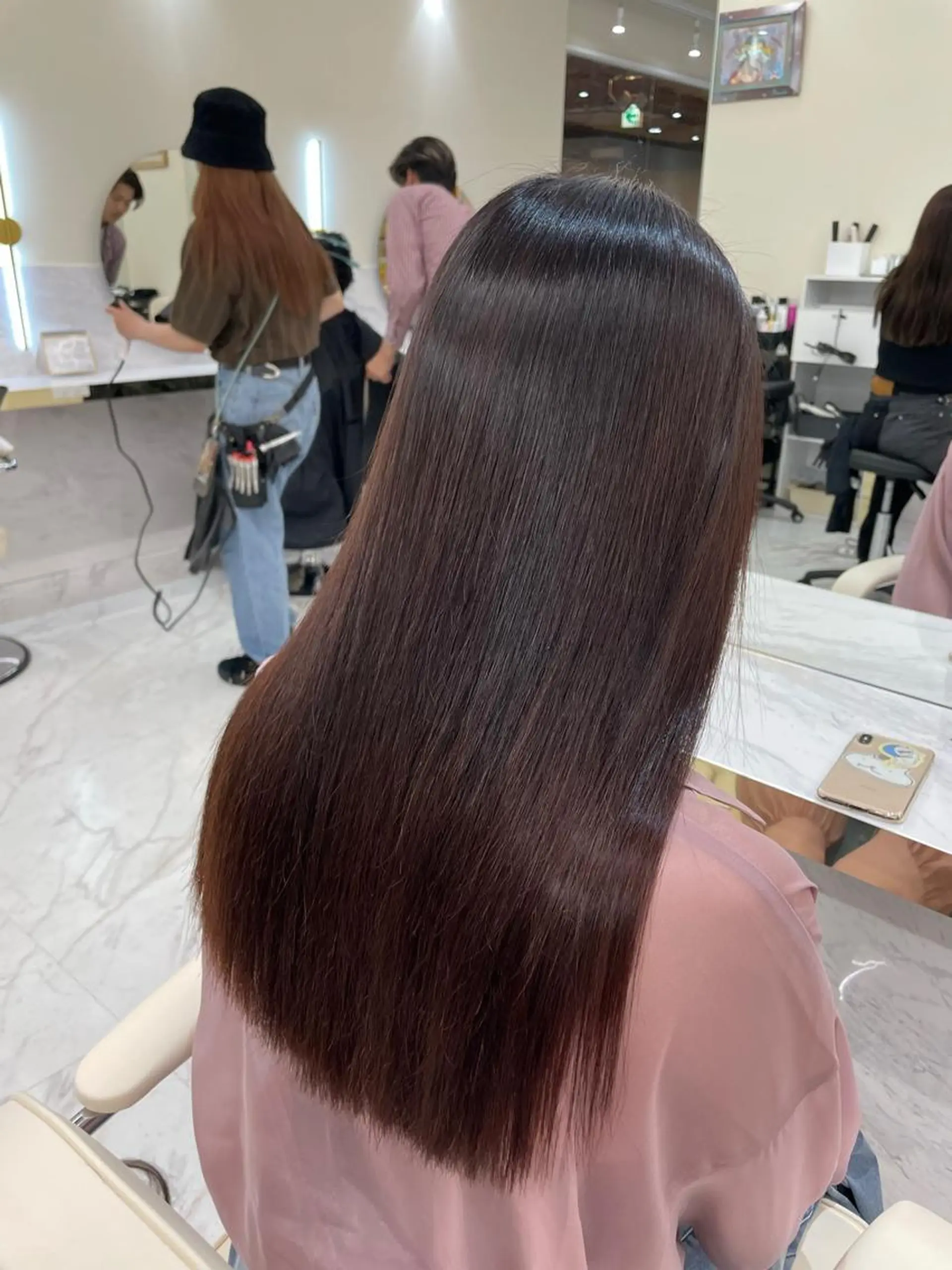 セミロング 縮毛矯正 カット 縮毛矯正 トリートメント ヘアセット 髪質改善支持率 NO.1🌹松野力也のヘアスタイル