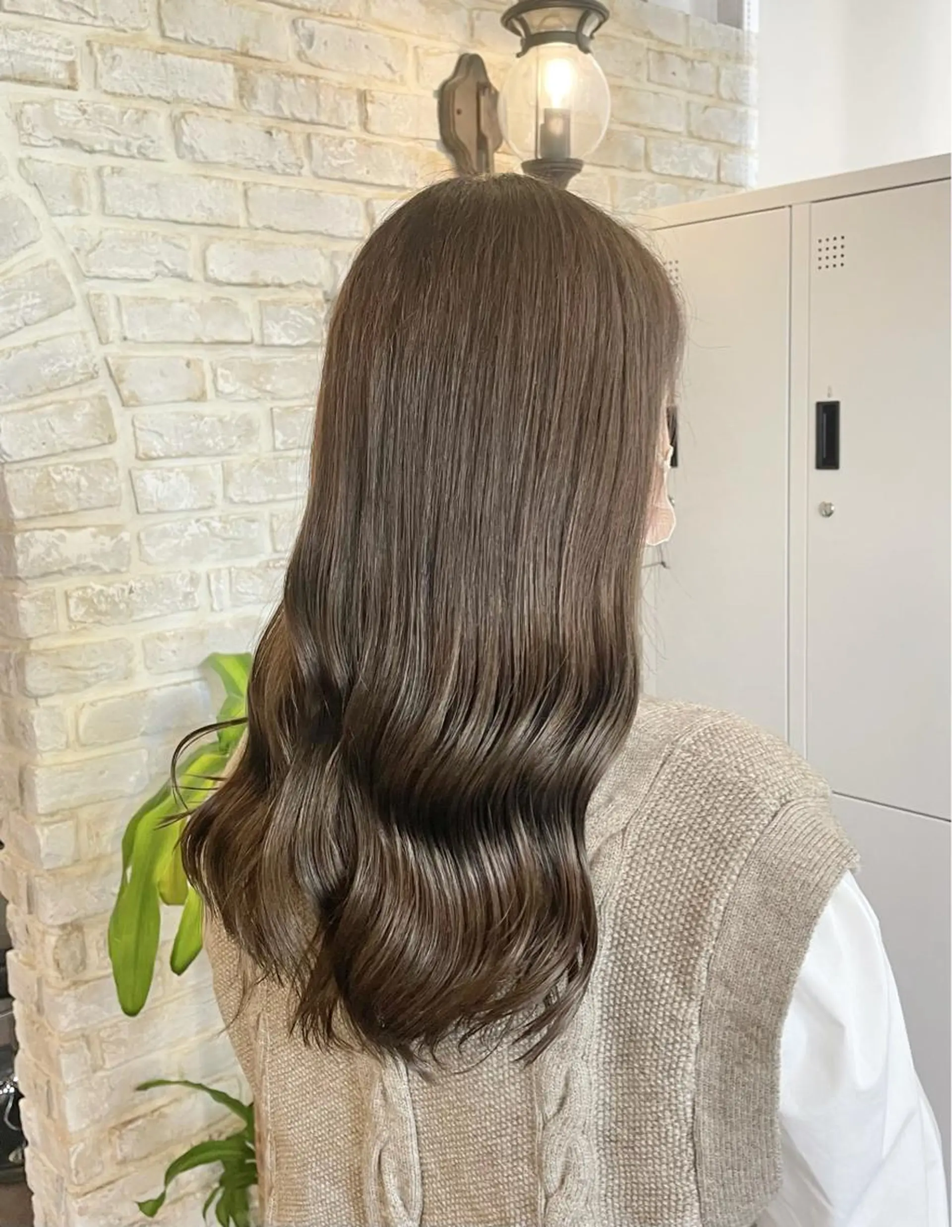 ロング カット ヘアカラー トリートメント 🎀韓国ヘア Riho🎀のヘアスタイル
