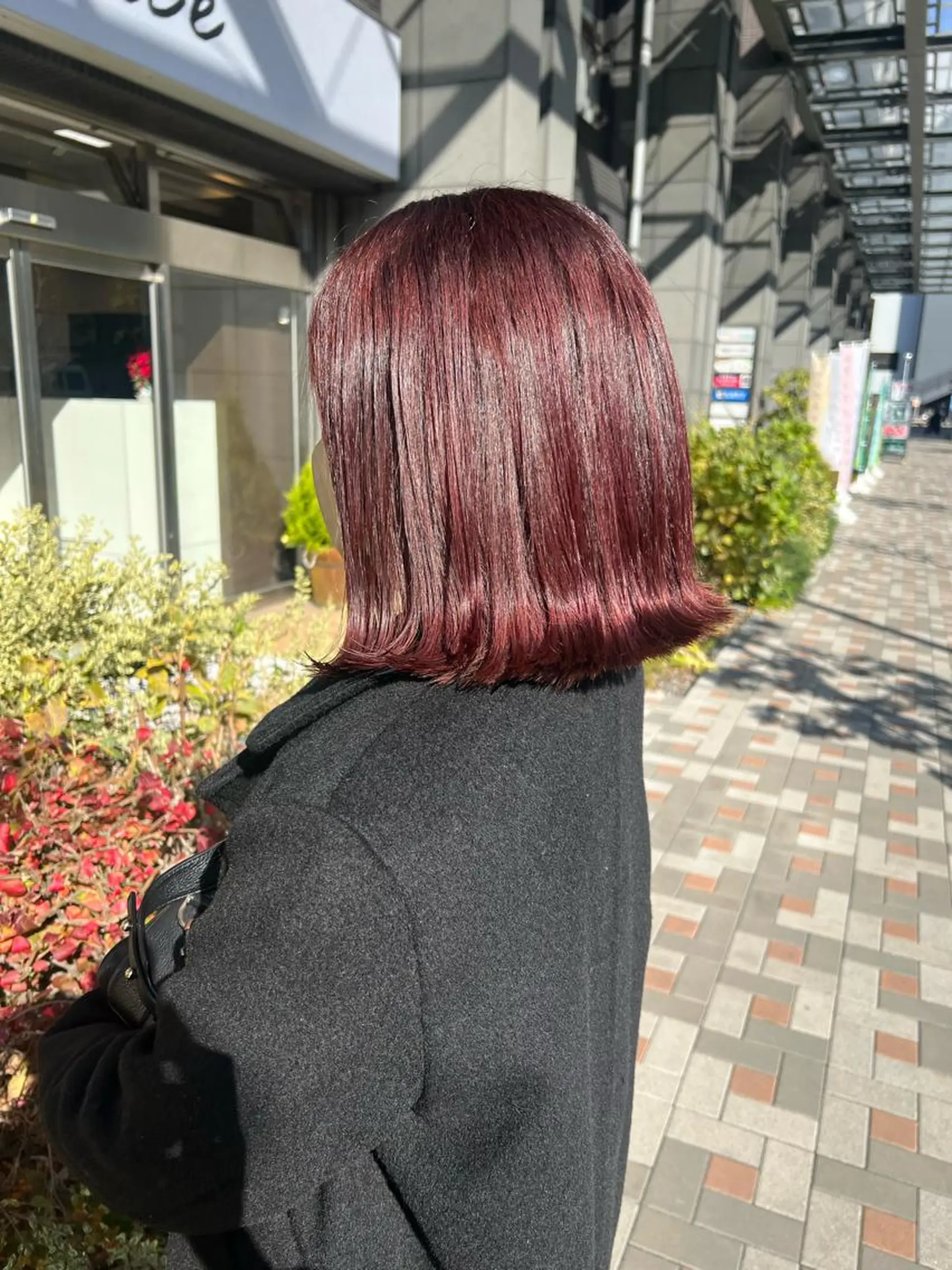 カラー イルミナカラー ピンクカラー SOYONなんば店 ／韓国風のヘアスタイル