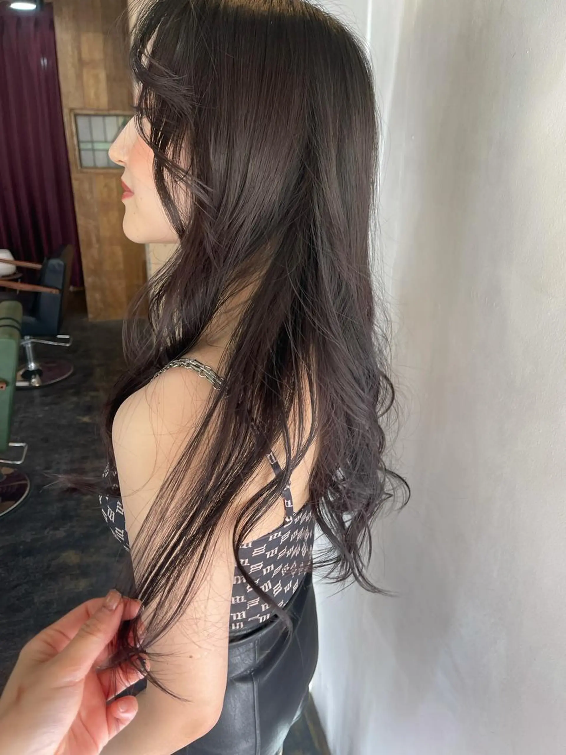 ロング ヘアカラー トリートメント 韓国 / 中国ヘア 🦋Noniのヘアスタイル