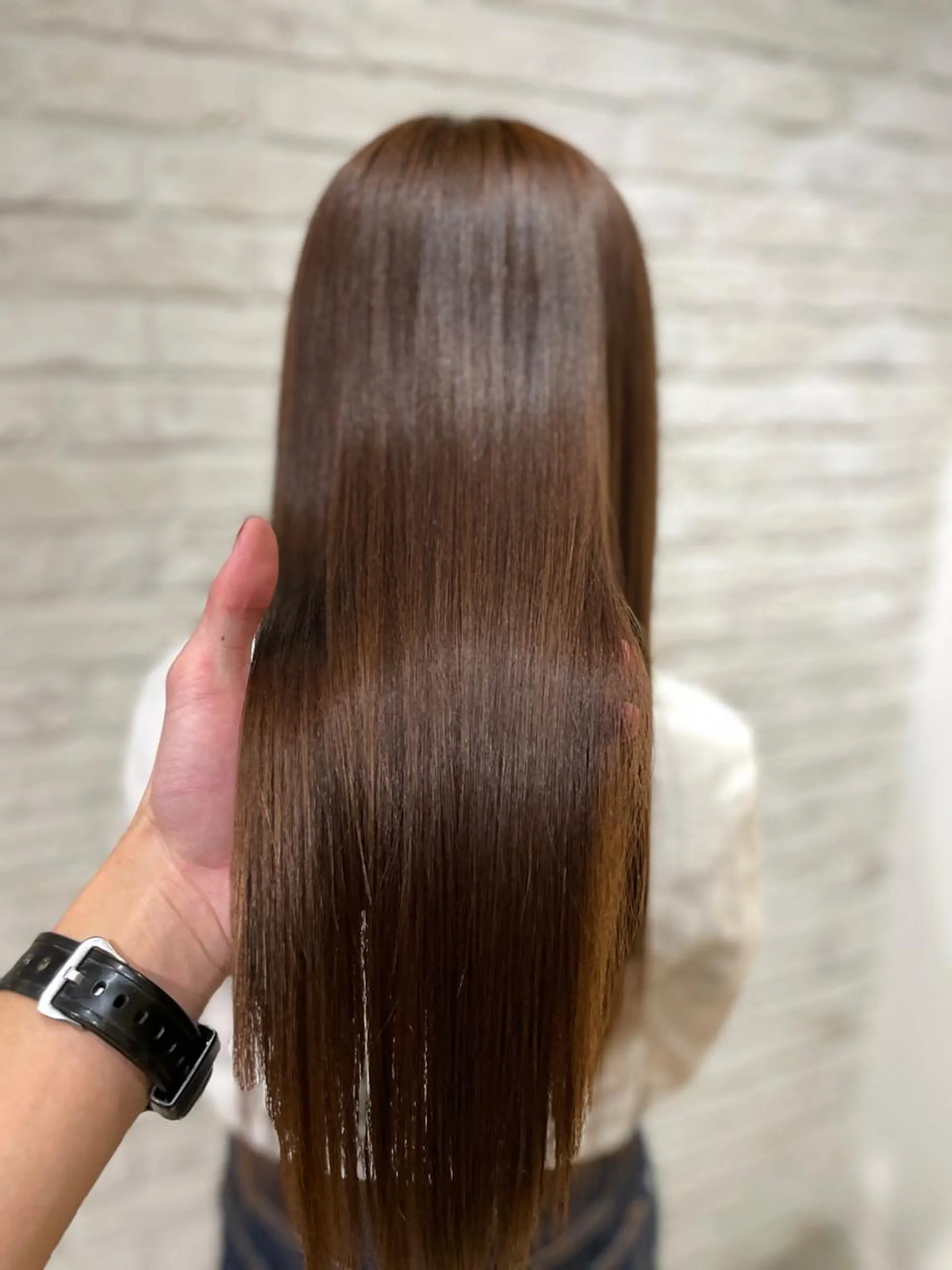 セミロング ショートボブ セミロングパーマ ボブ くせ毛 髪質改善 縮毛矯正 フリーランス美容師 TAMIOのヘアスタイル