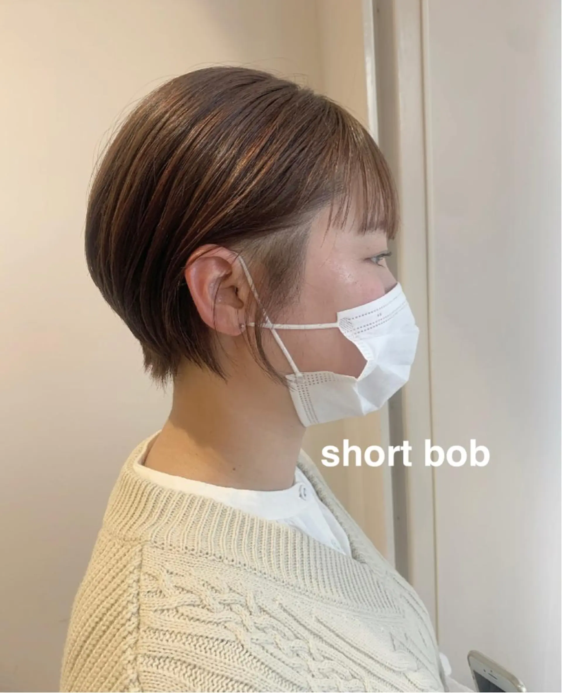 ショート カラー ブラウンカラー ショートヘア kitagawa mayuのヘアスタイル