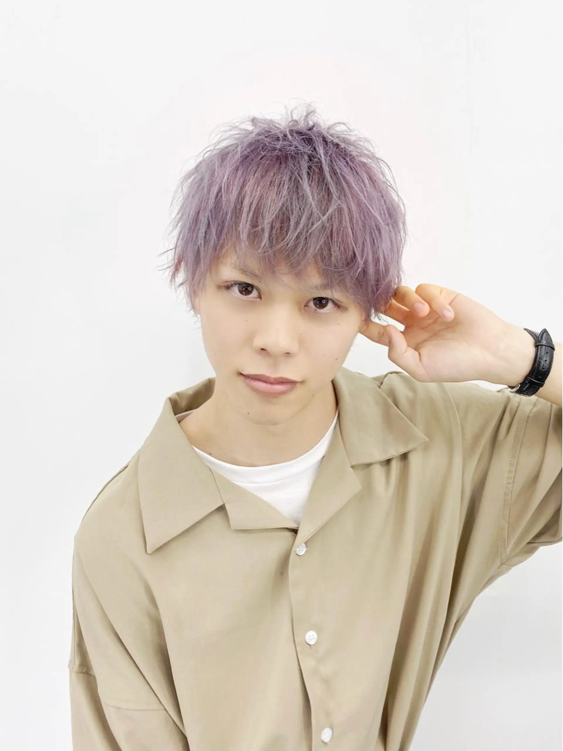 ショート カラー メンズ 大橋 拓巳のヘアスタイル