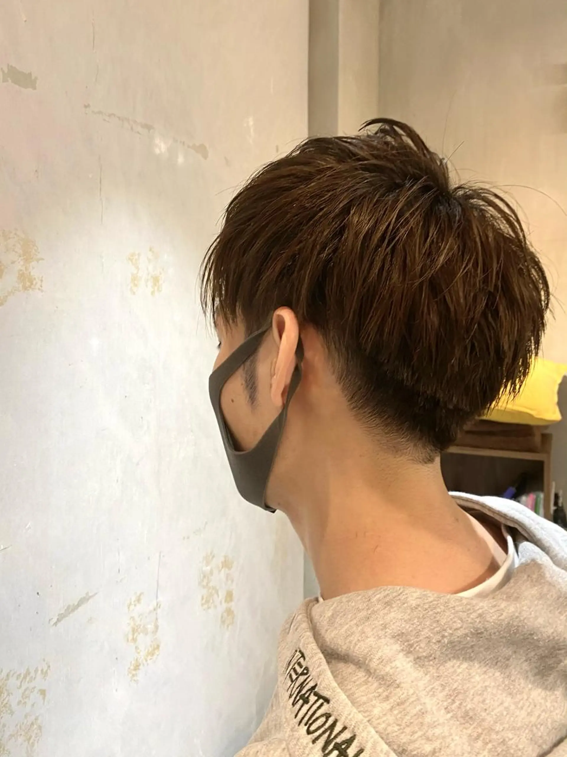 ショート カラー メンズ マッシュ レイヤーカット カット ヘアカラー トリートメント SUNTOWN所属・KEN KENのヘアスタイル