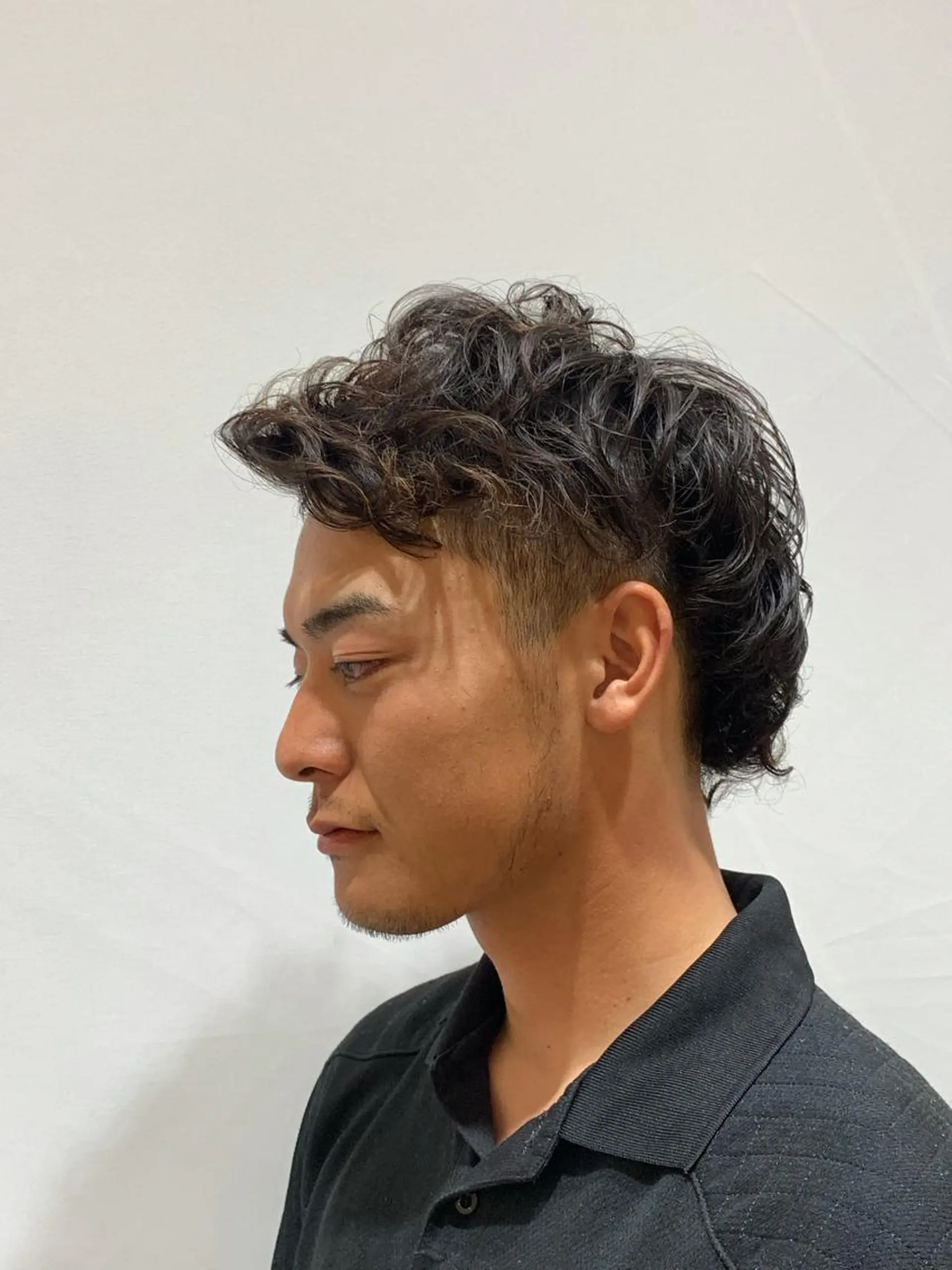 カラー パーマ メンズ 栗原 瑠世のヘアスタイル