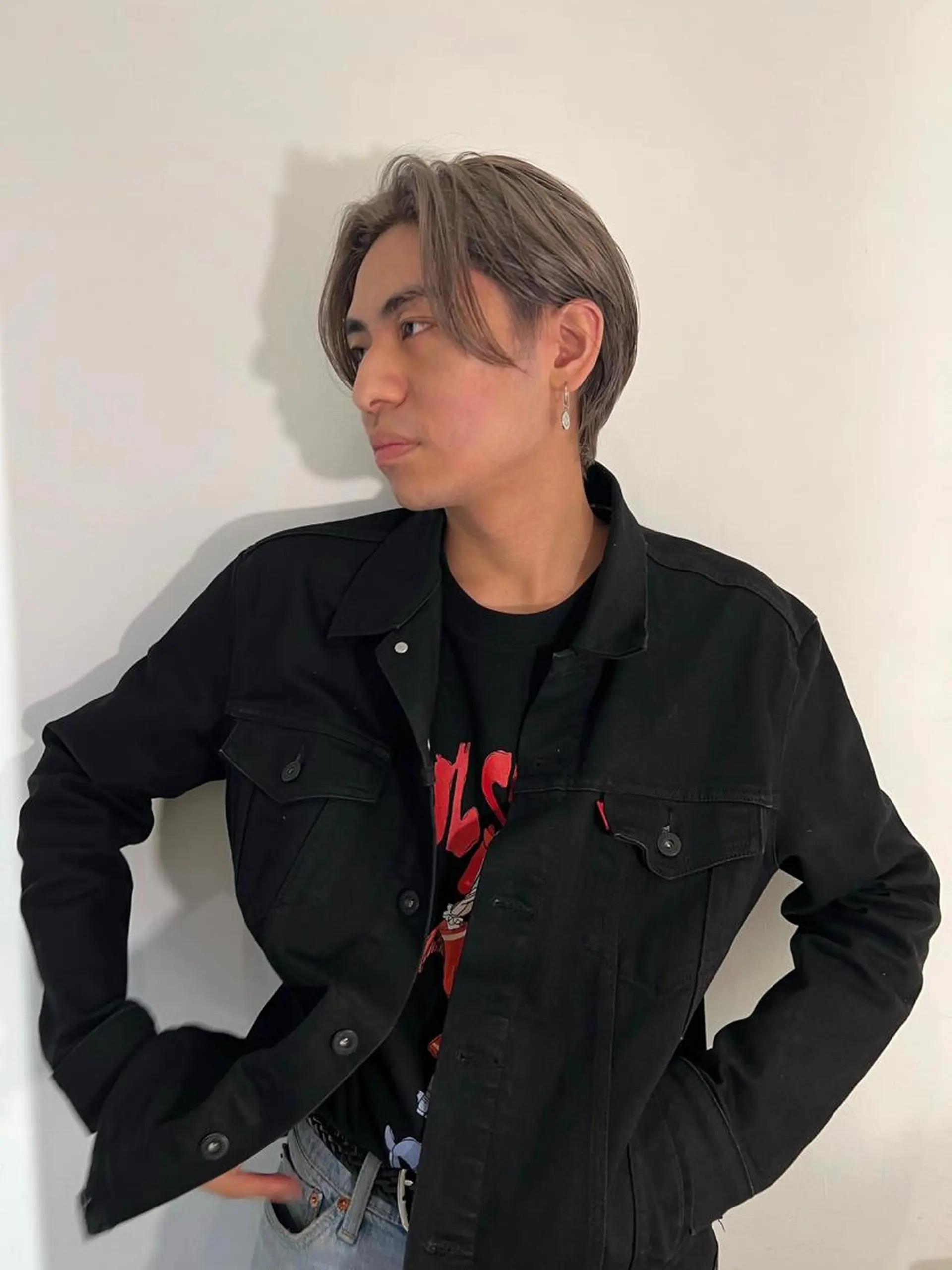 ミディアム カラー ヘアカラー メンズカット・パーマ eliasのヘアスタイル