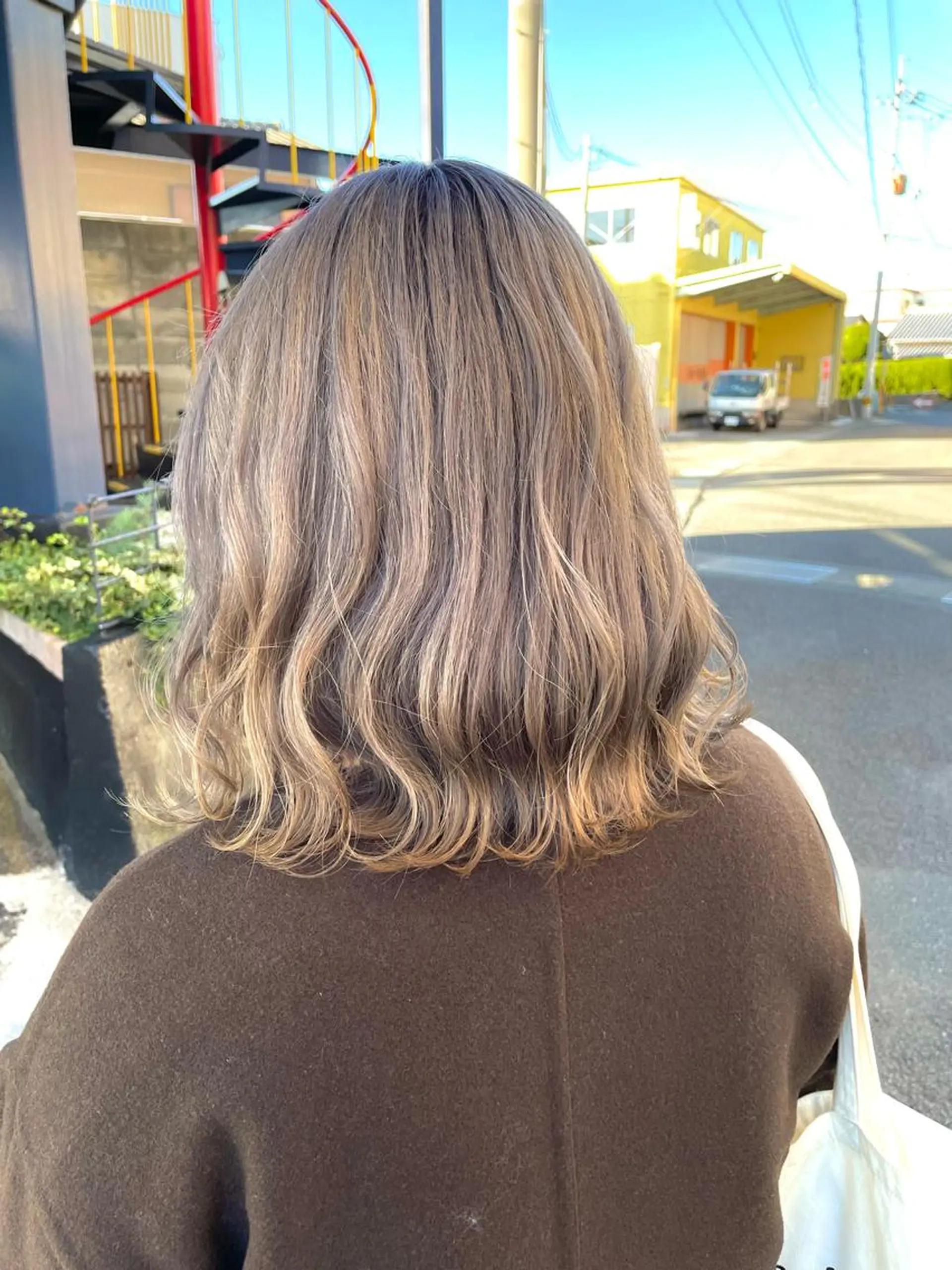 セミロング 岩崎 祐大のヘアスタイル