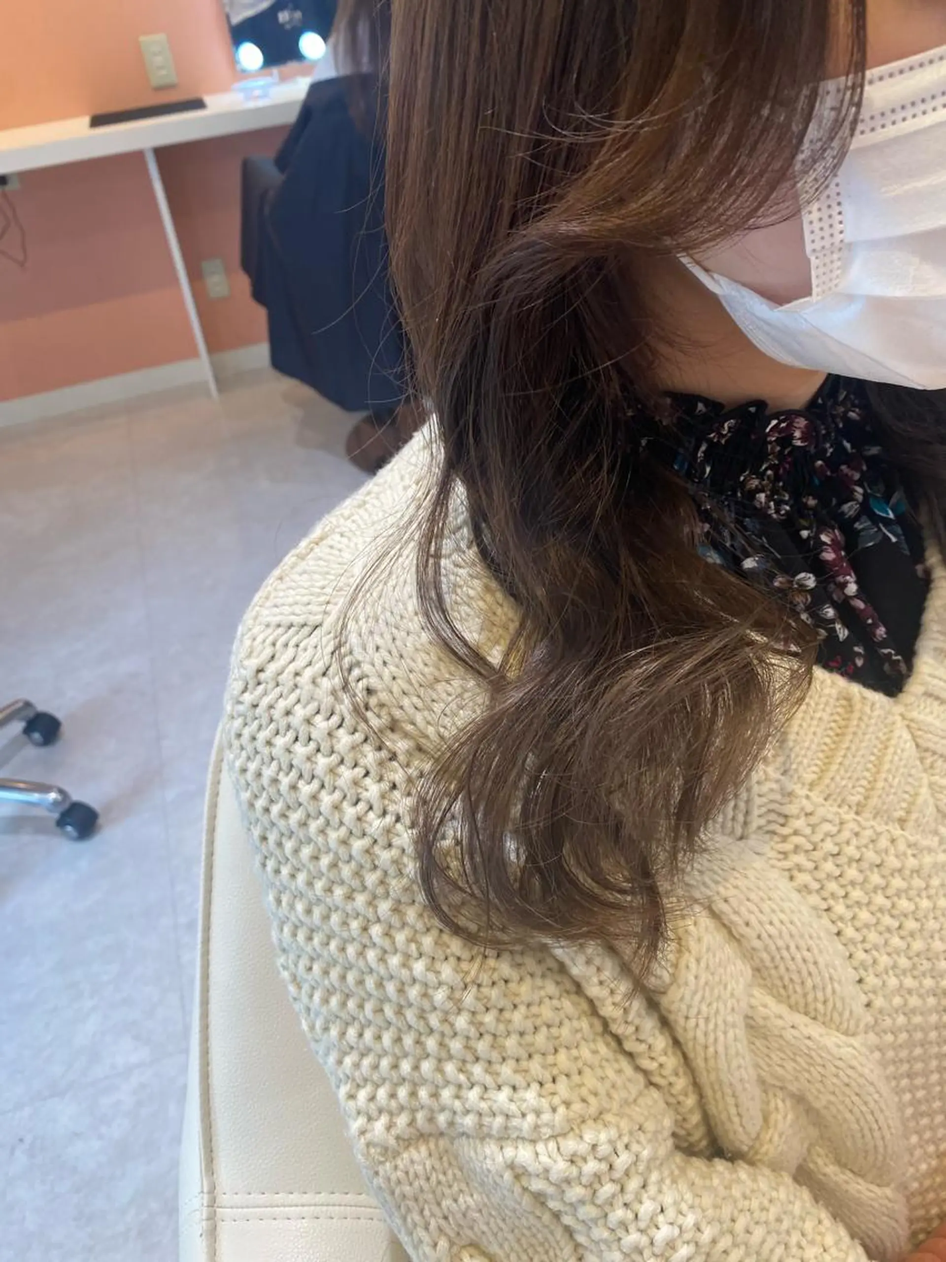 ロング カラー ヘアカラー 梛木 唯のヘアスタイル