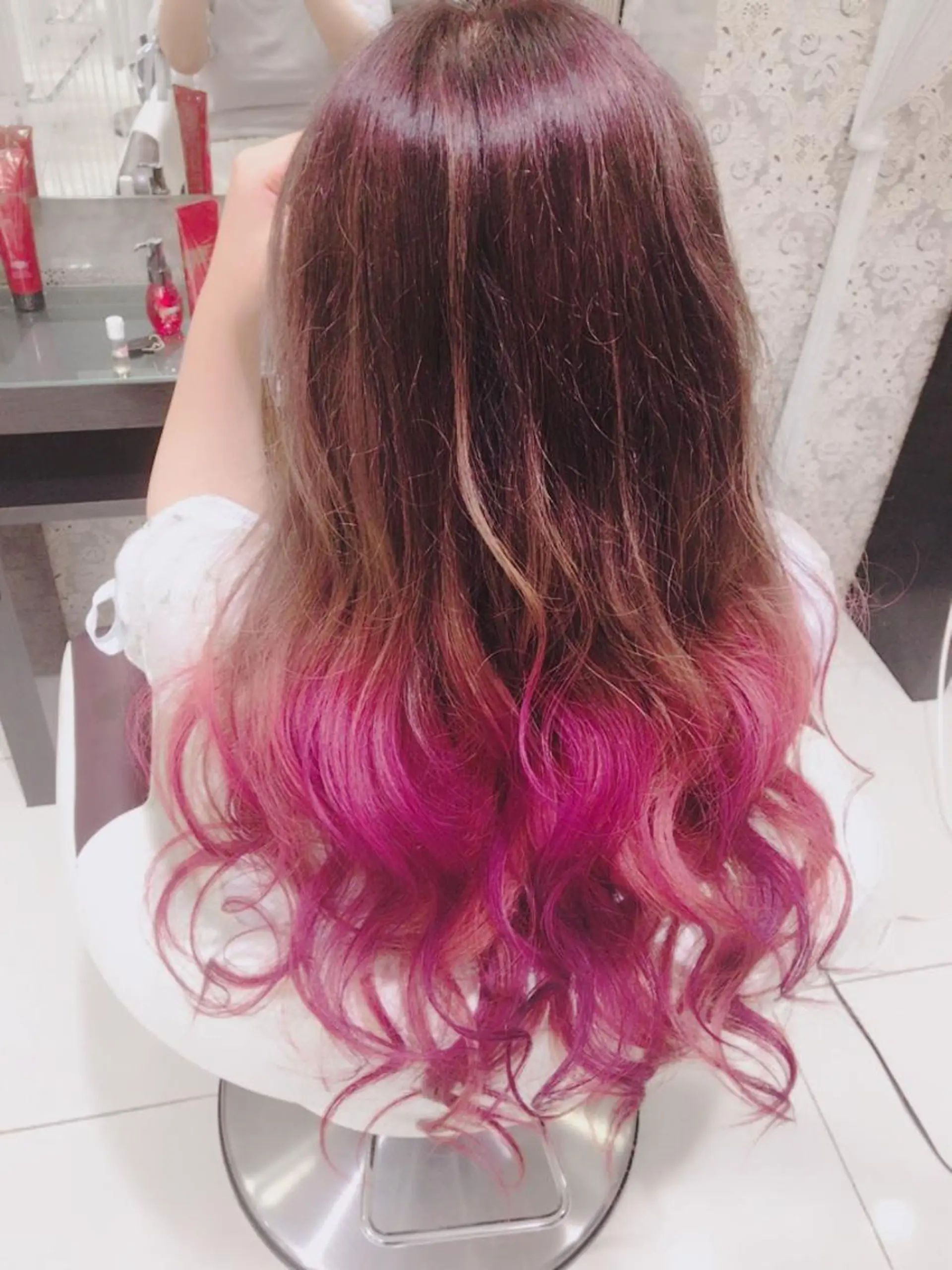 ロング アッシュ naomi (夜間営業受付中★)のヘアスタイル